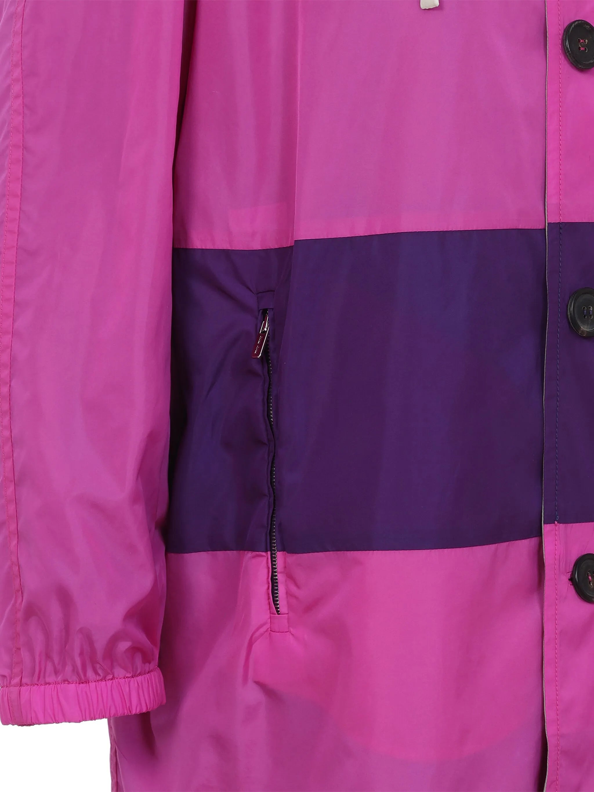 reversible hooded raincoat