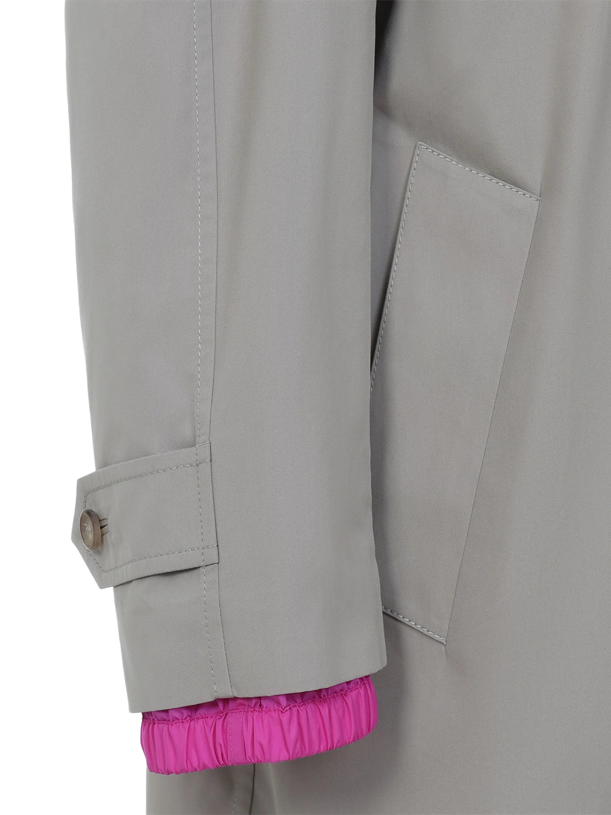 reversible hooded raincoat