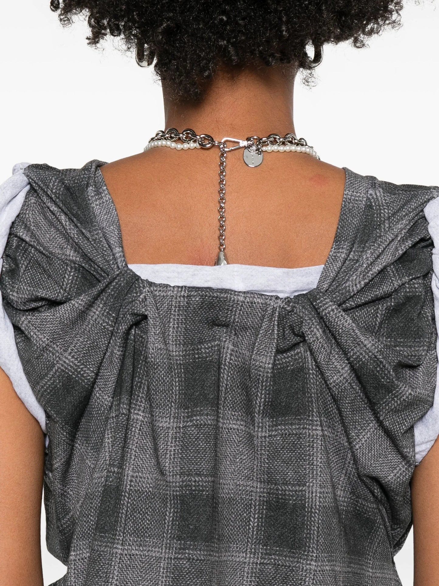 checkered tank top