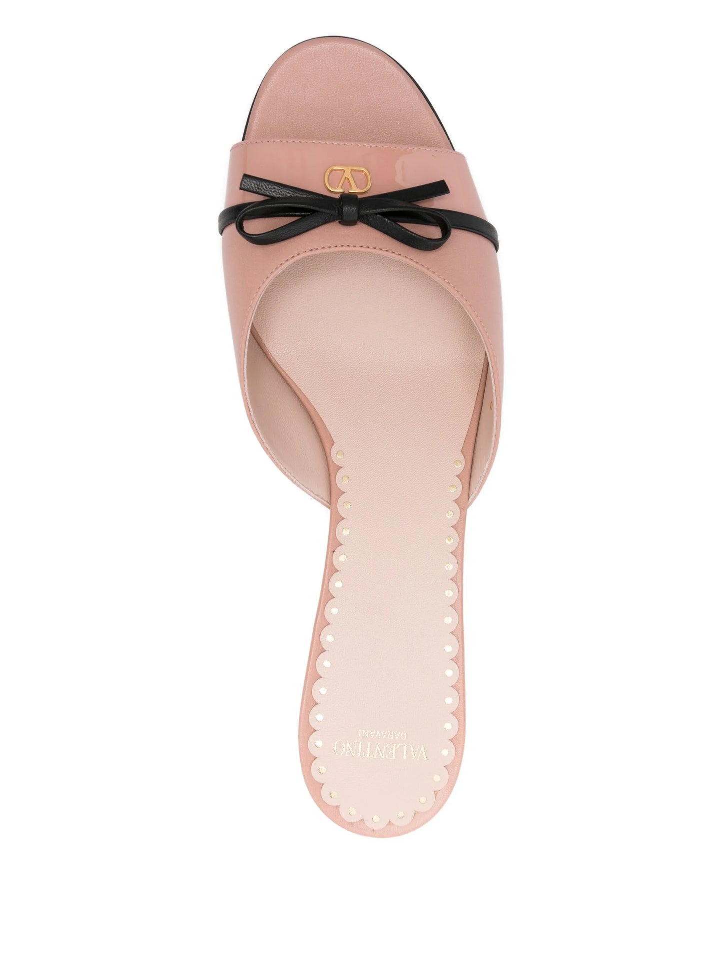 45mm leather heeled mules