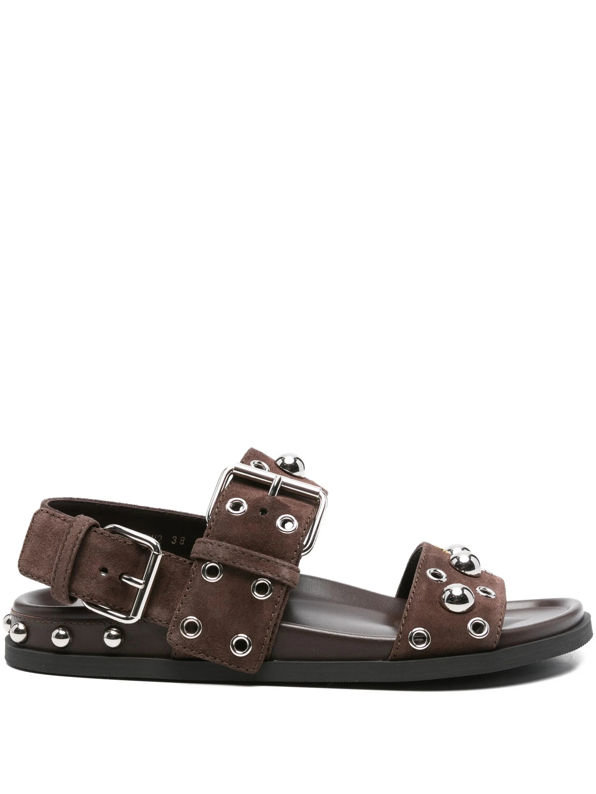 stud-embellished sandals