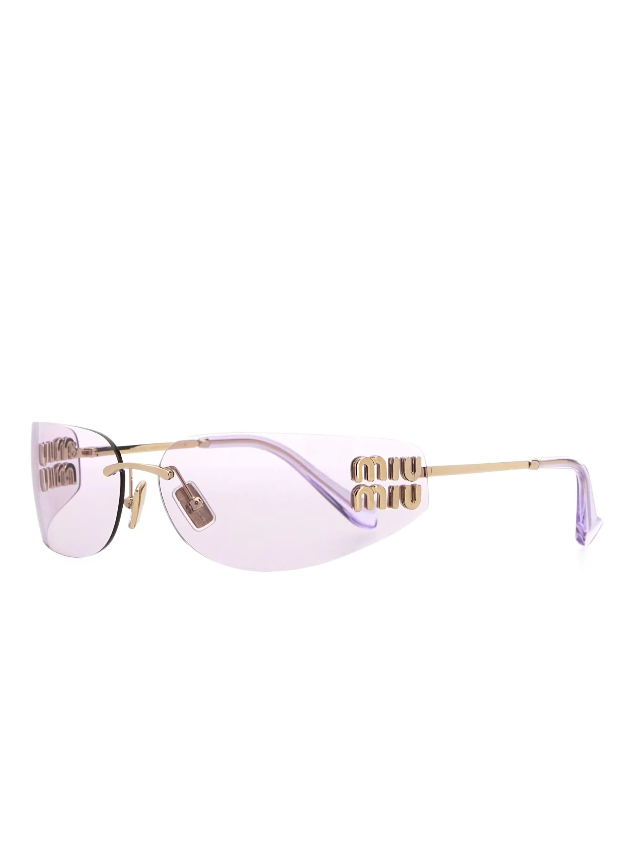 logo-appliqué sunglasses