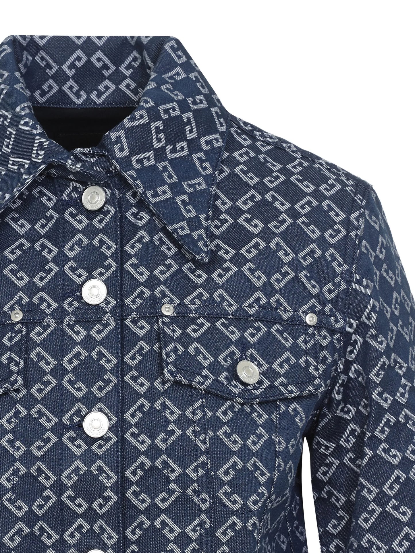 monogram-jacquard jacket