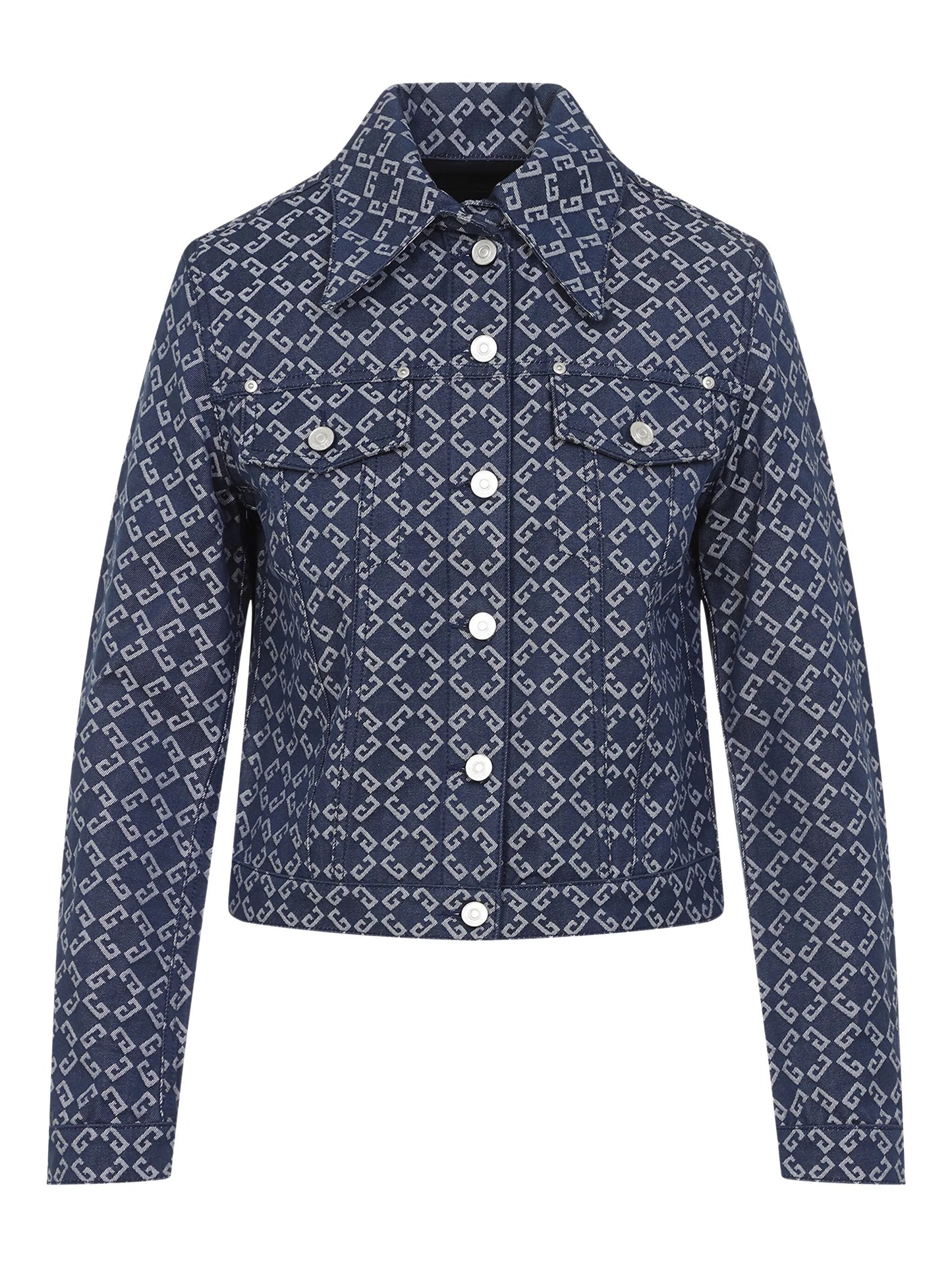 monogram-jacquard jacket