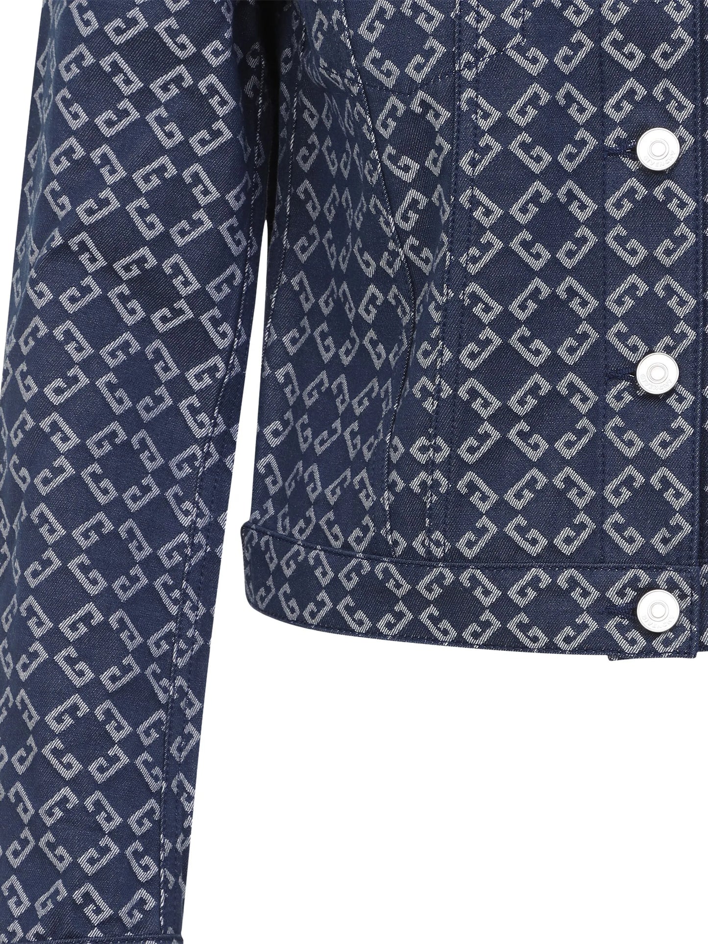 monogram-jacquard jacket