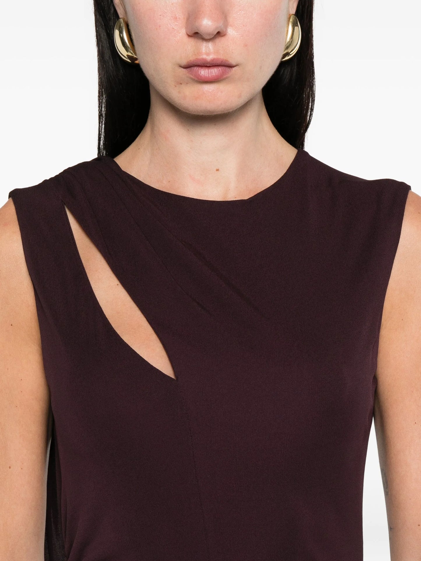 cut-out midi dress