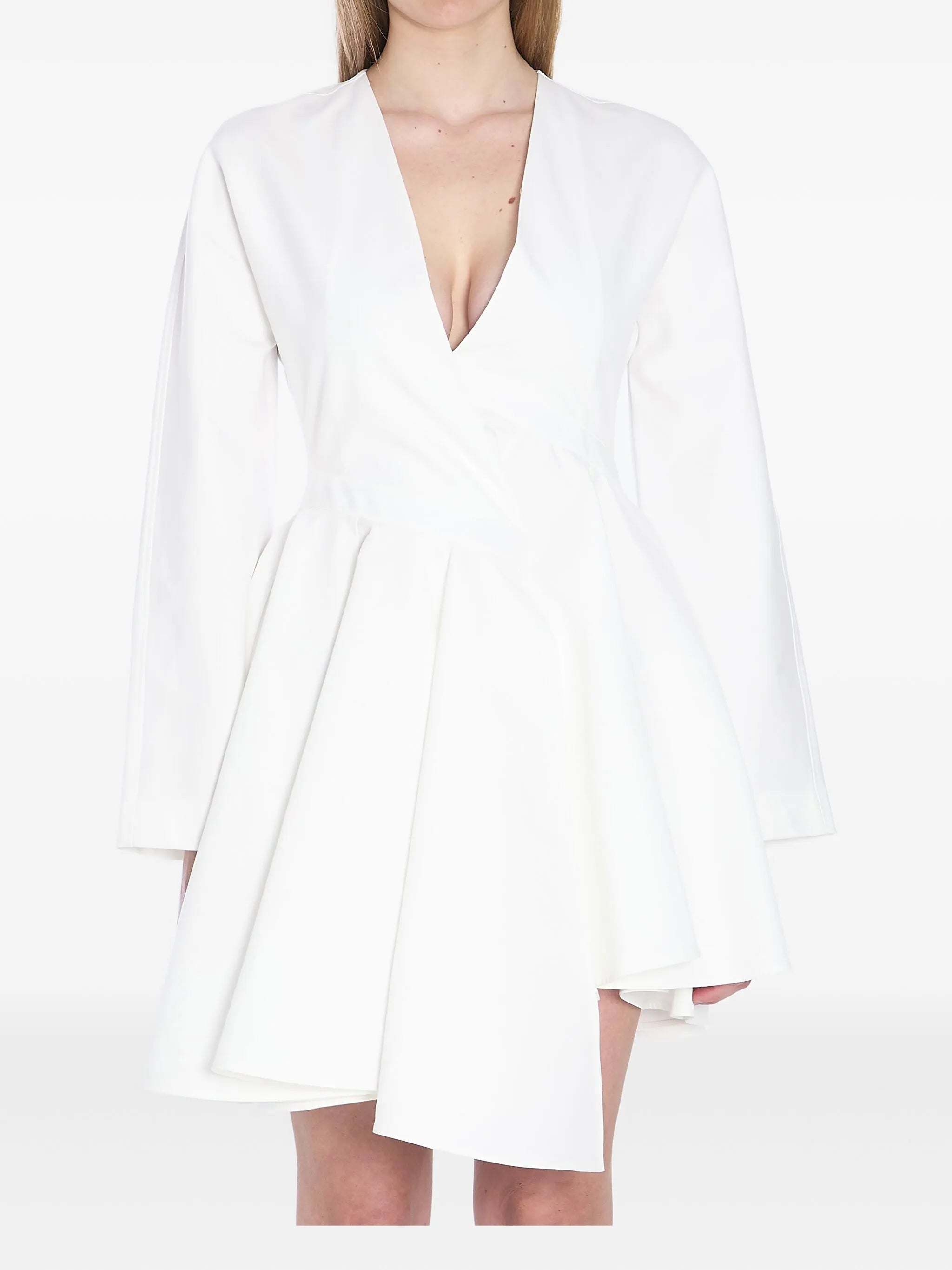 asymmetric mini dress
