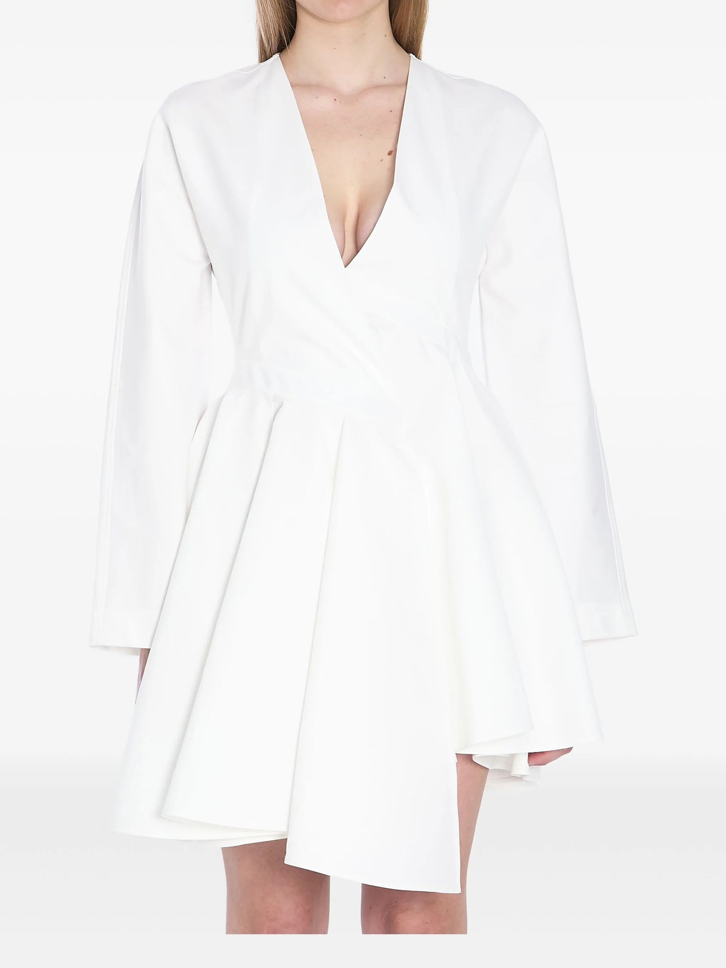 asymmetric mini dress