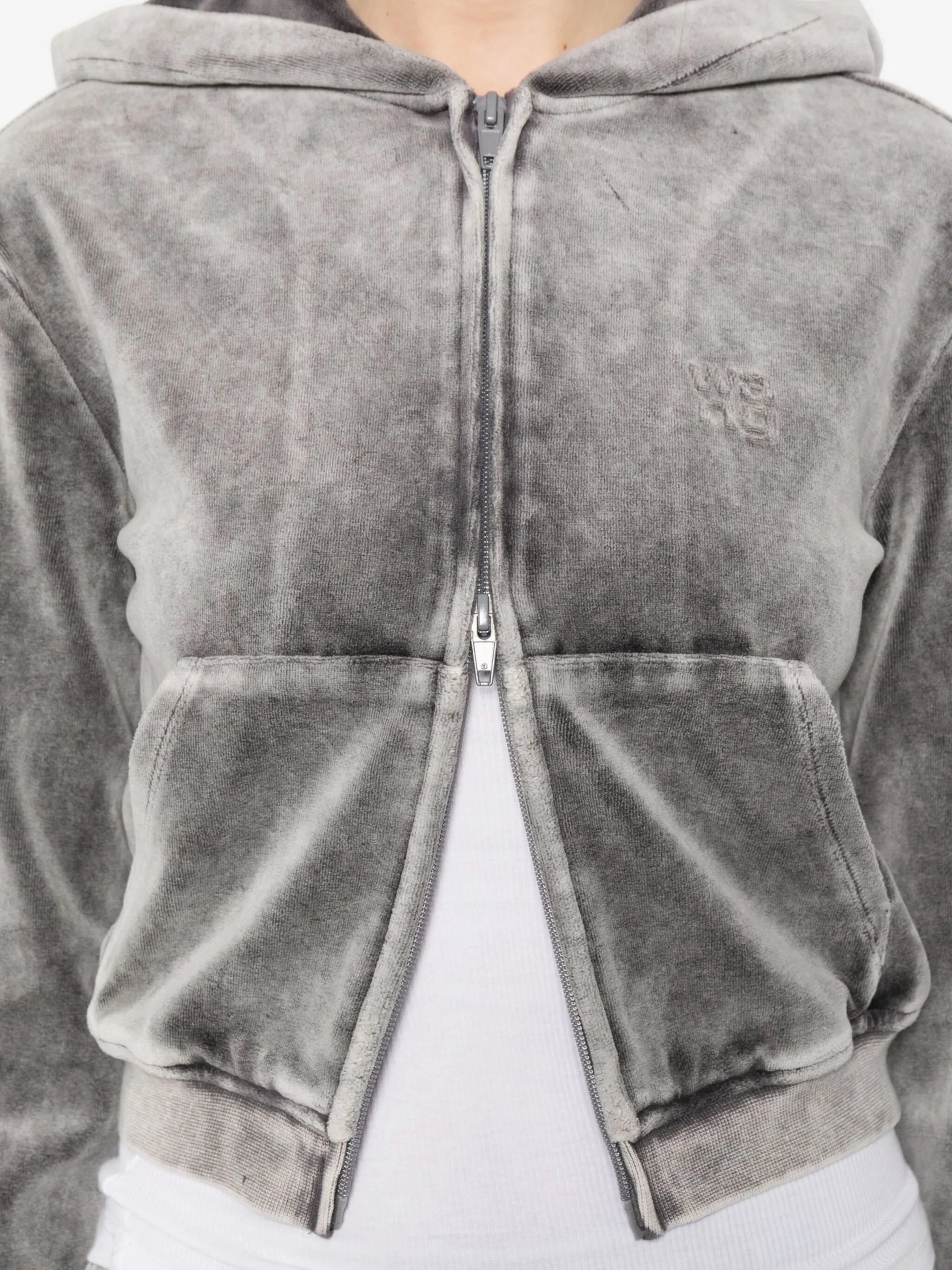 zip-up hoodie