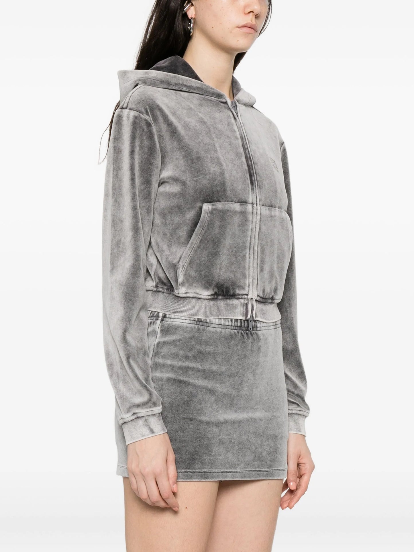 zip-up hoodie