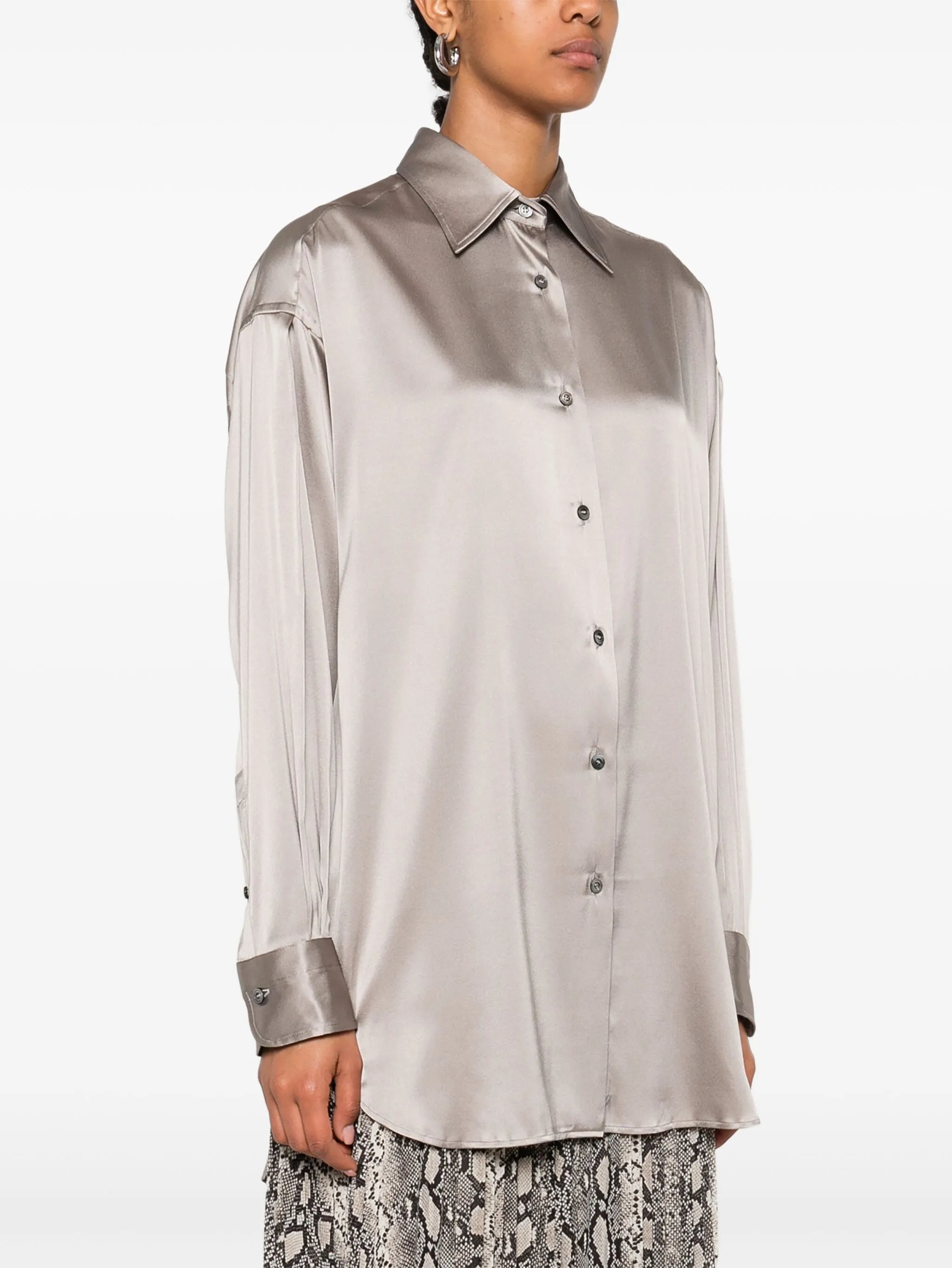 satin shirt
