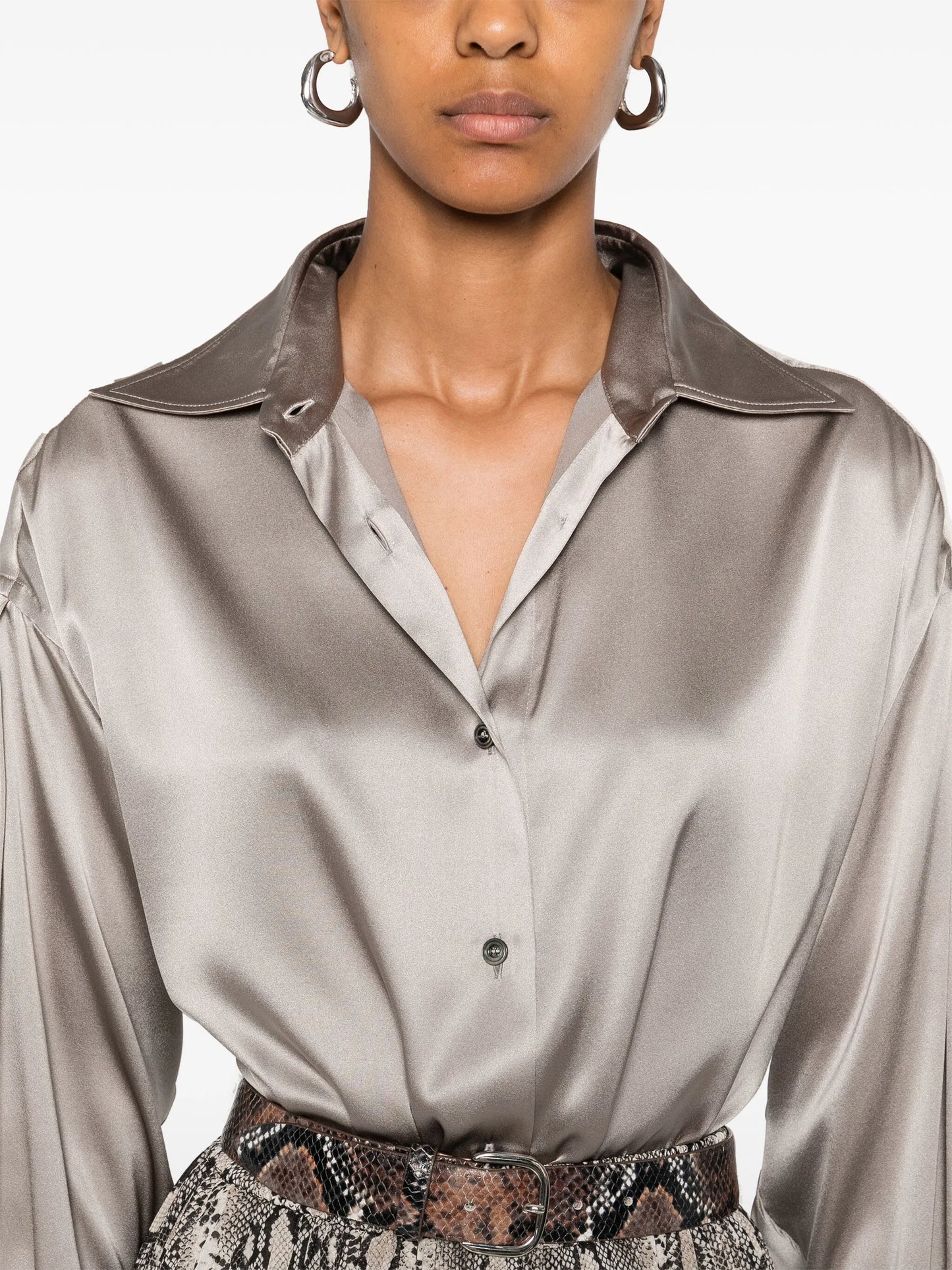 satin shirt