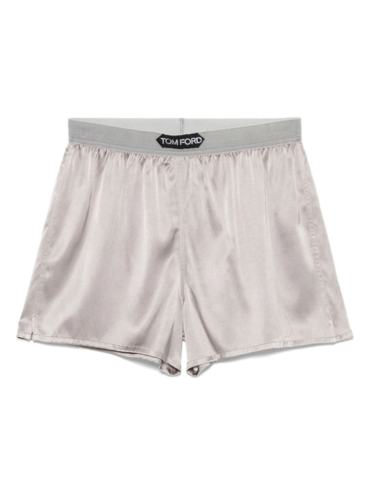 logo-waistband shorts