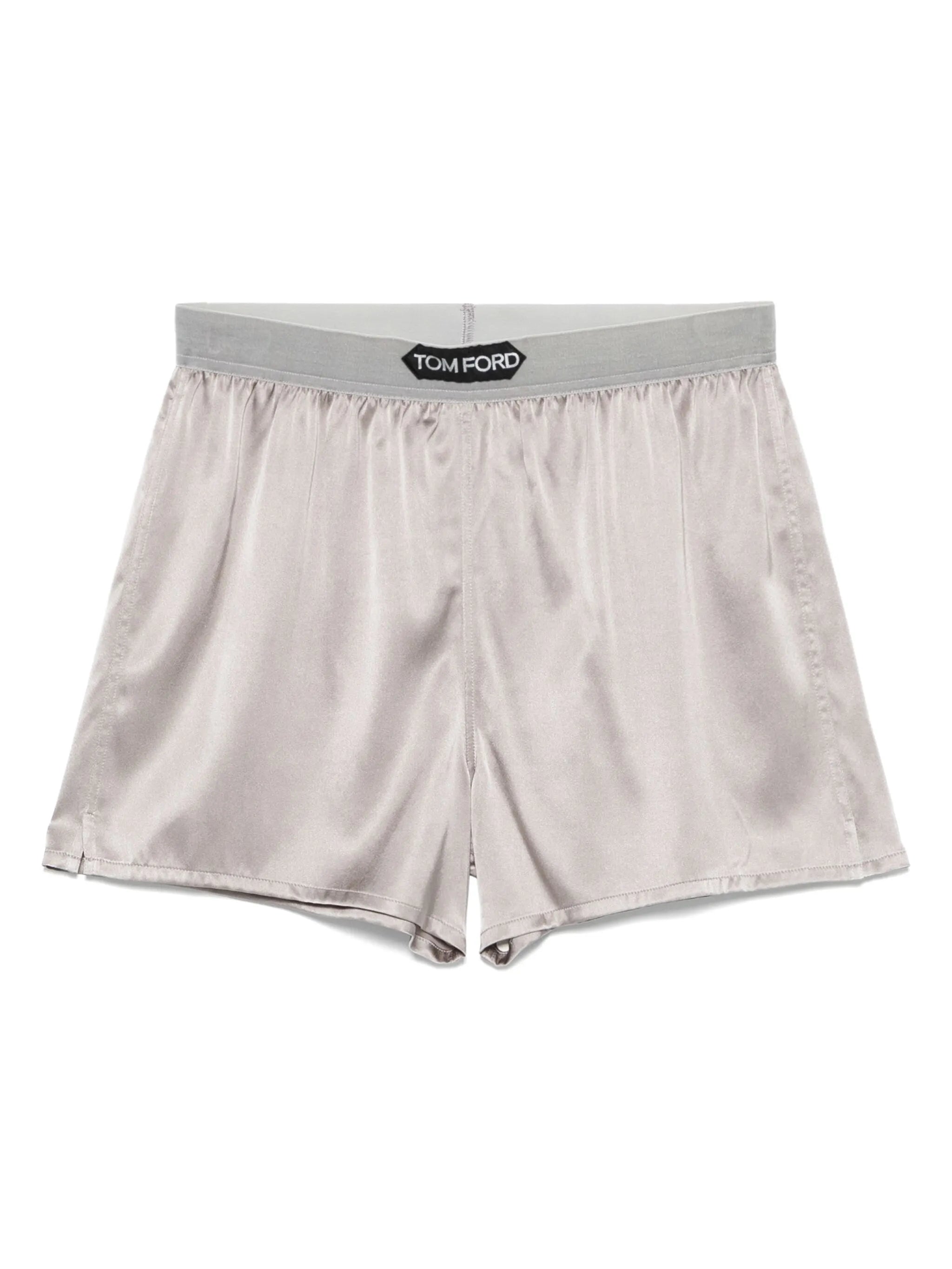 logo-waistband shorts