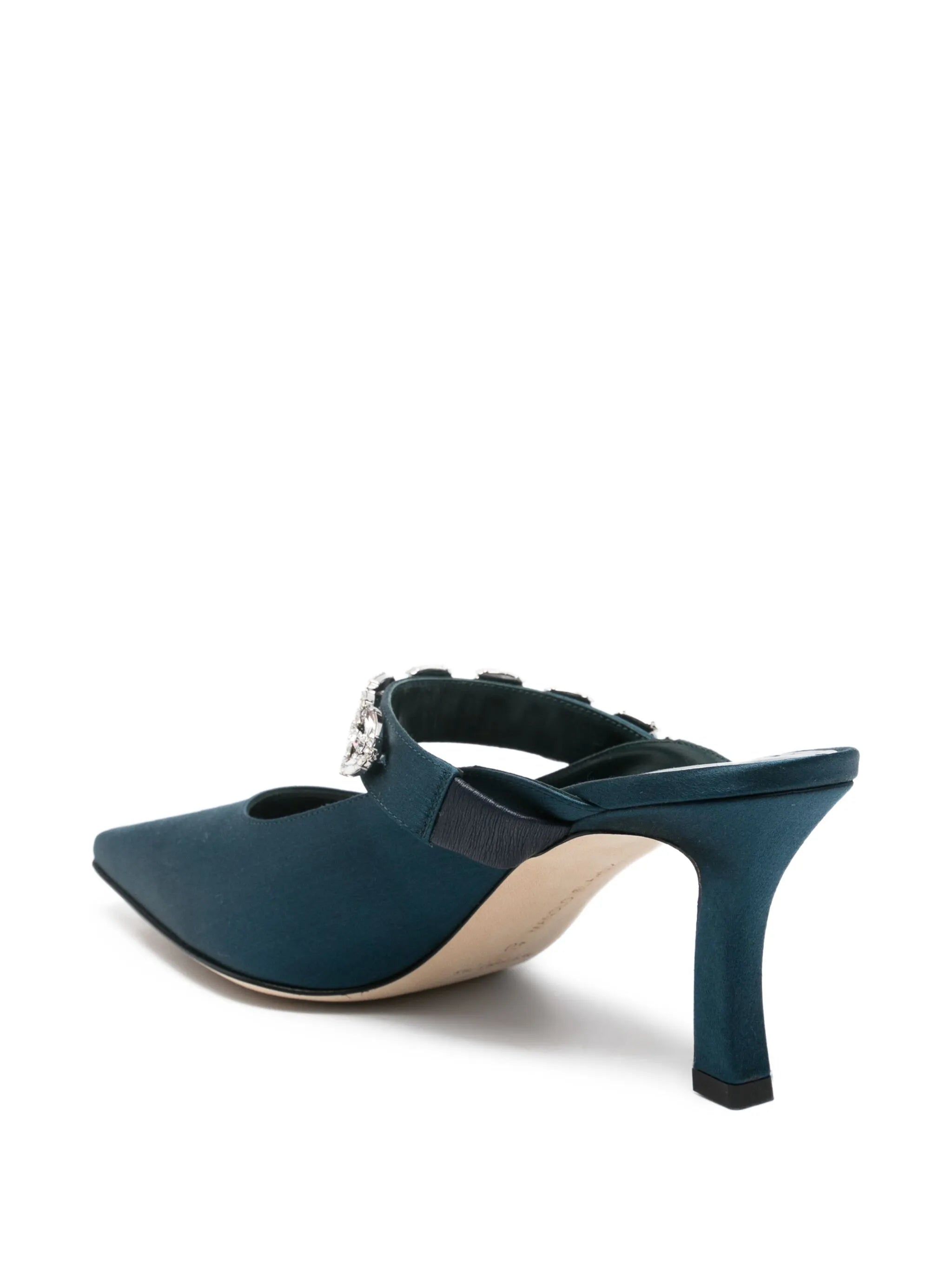 70mm Tamolmu crystal-embellished satin pumps