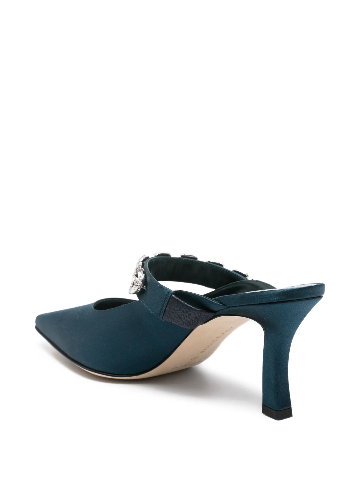 70mm Tamolmu crystal-embellished satin pumps