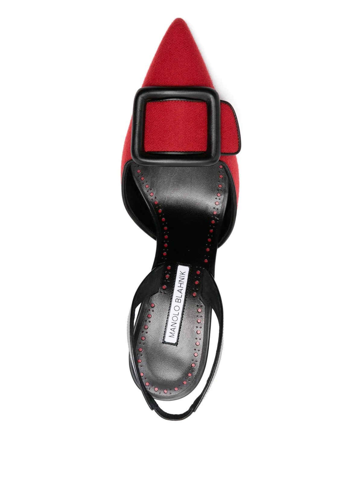 70mm leather heeled pumps