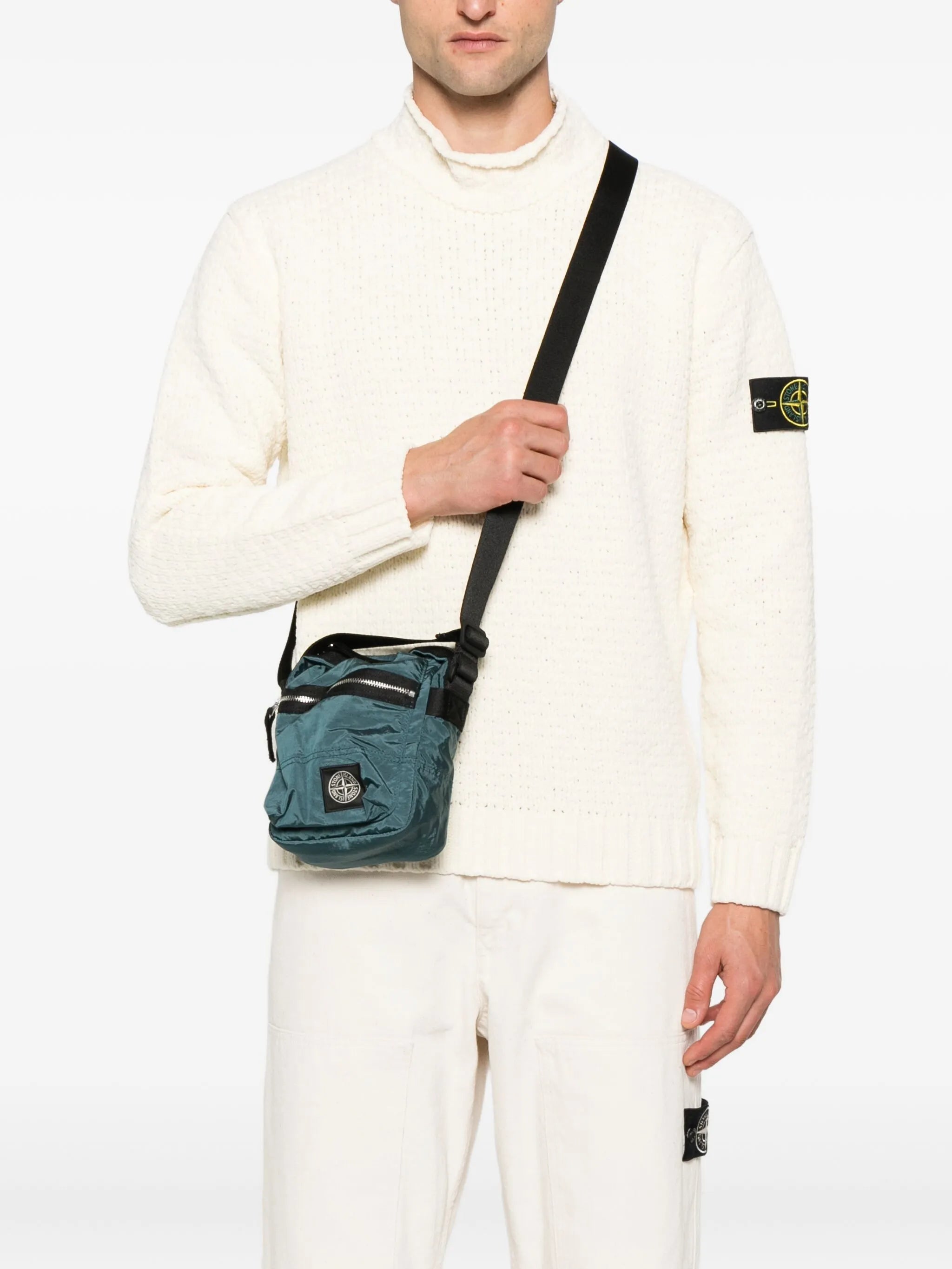 Compass-patch messenger bag