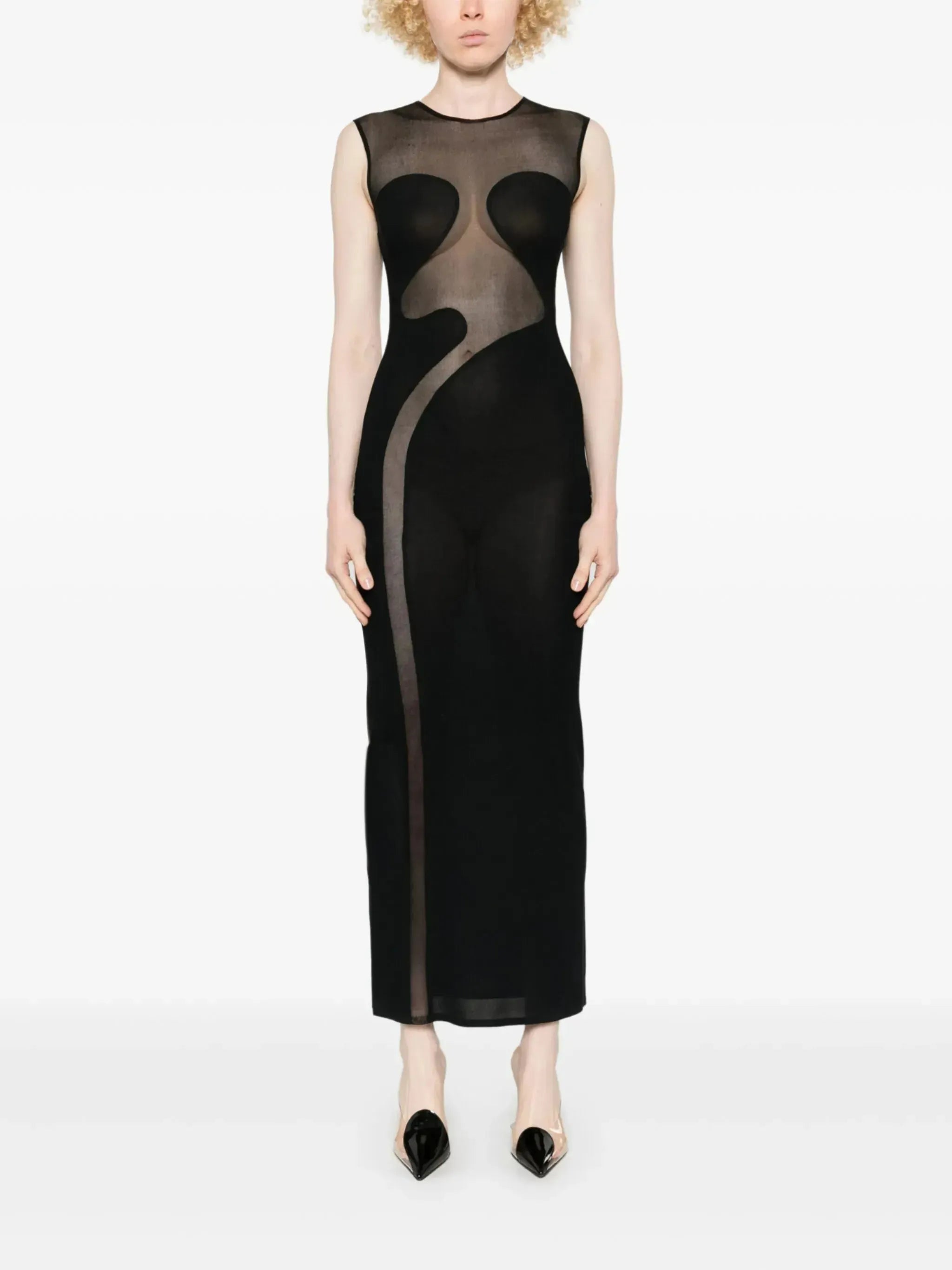 silk midi dress
