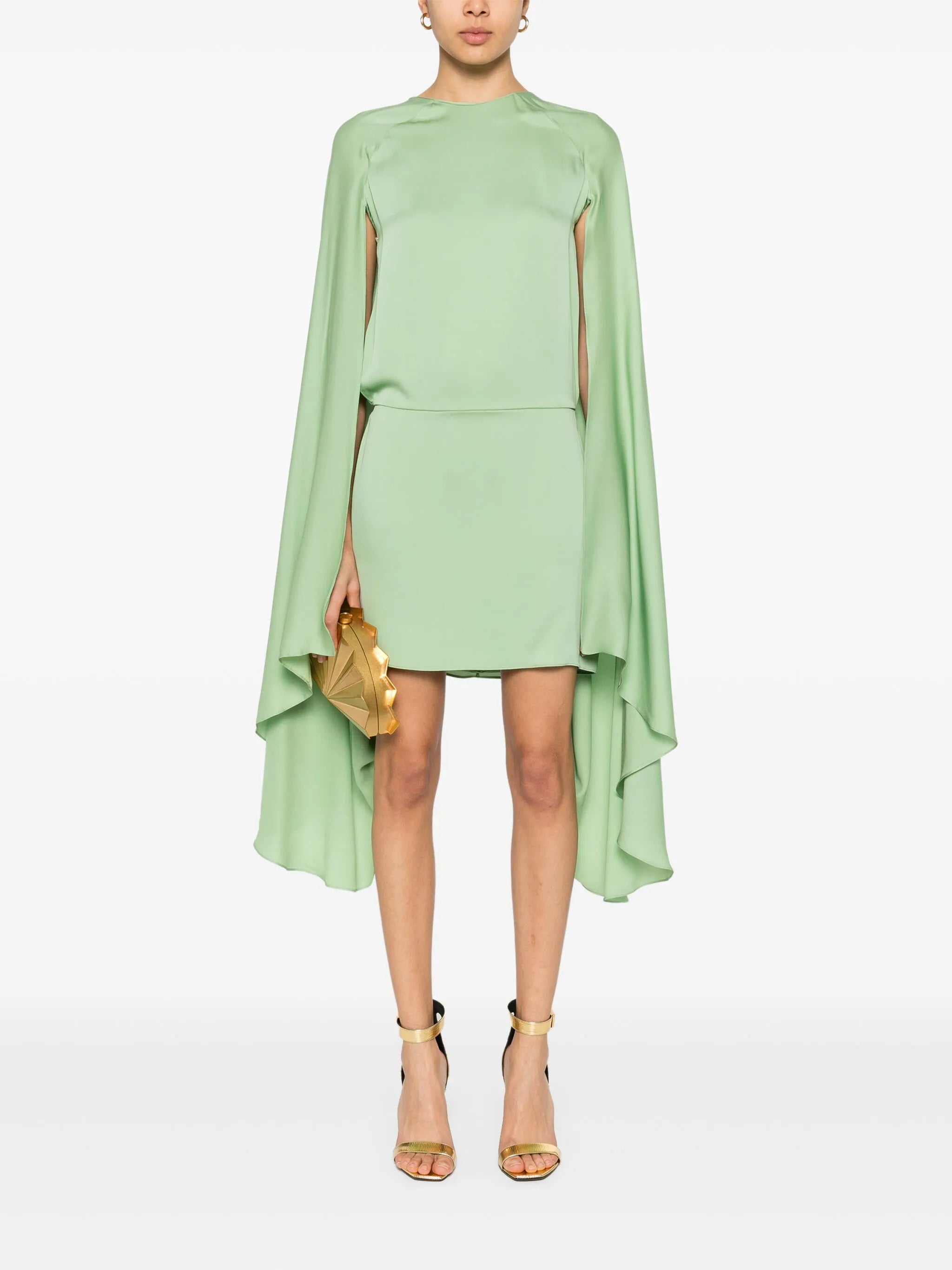 silk mini dress