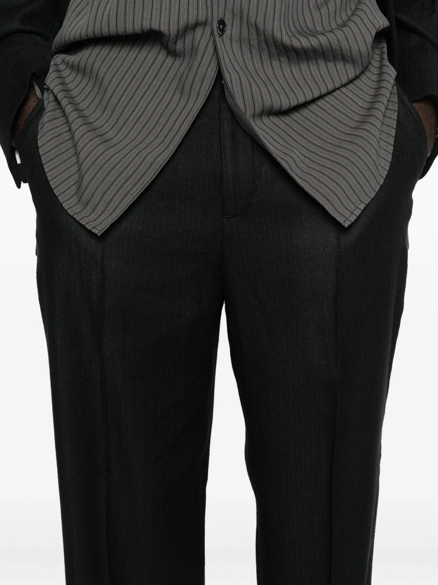 pleated trousers