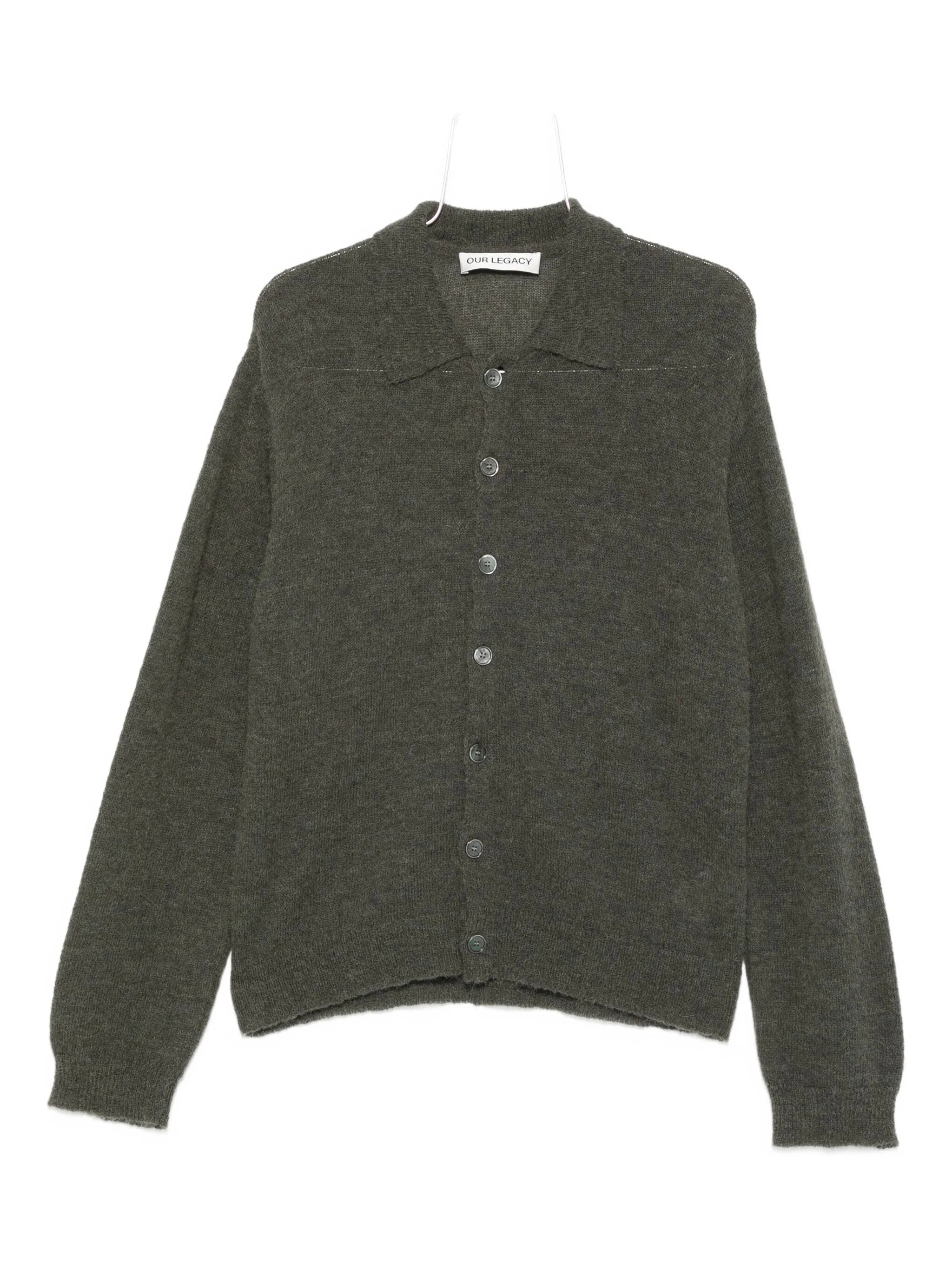 alpaca wool-blend cardigan