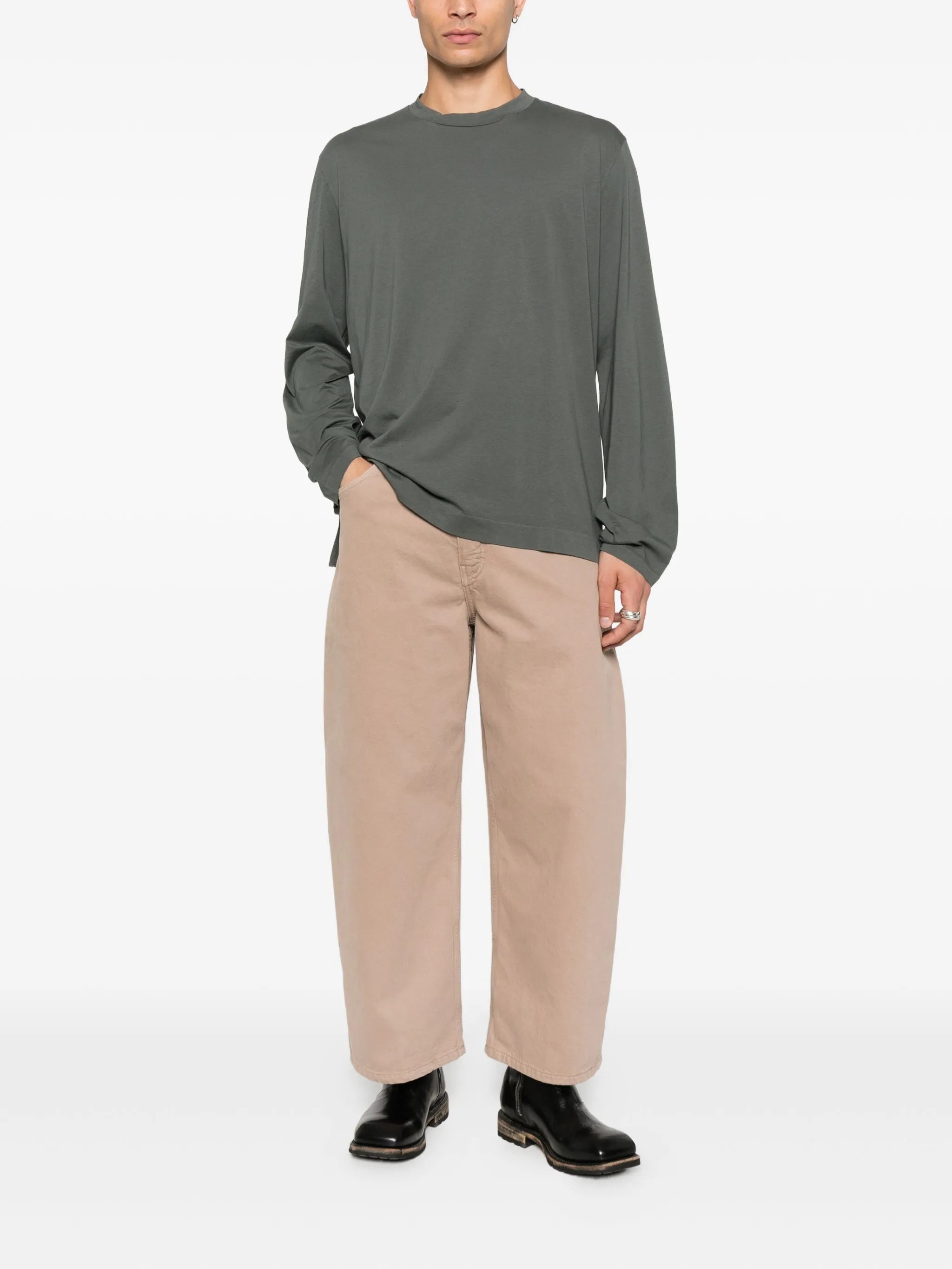 cotton long sleeve T-shirt