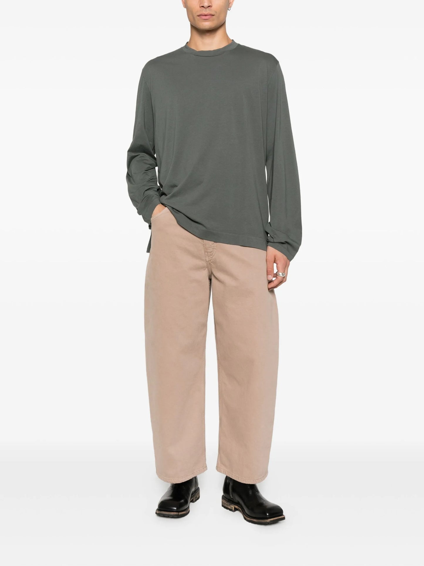 cotton long sleeve T-shirt