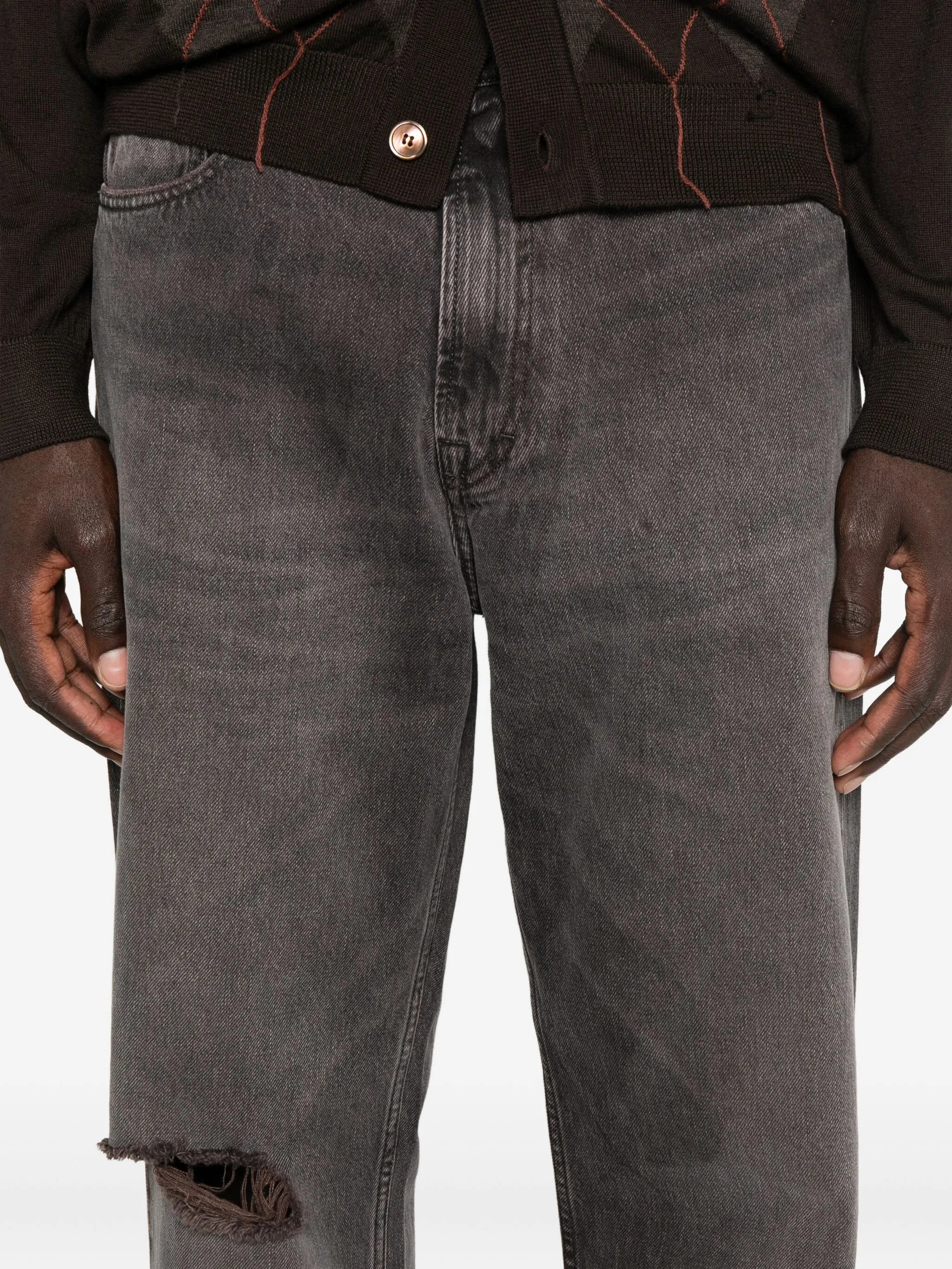 Third Cut ripped-detail jeans