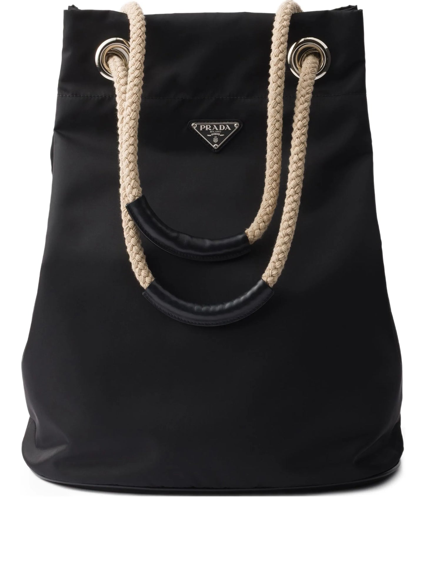 Re-Nylon drawstring tote bag