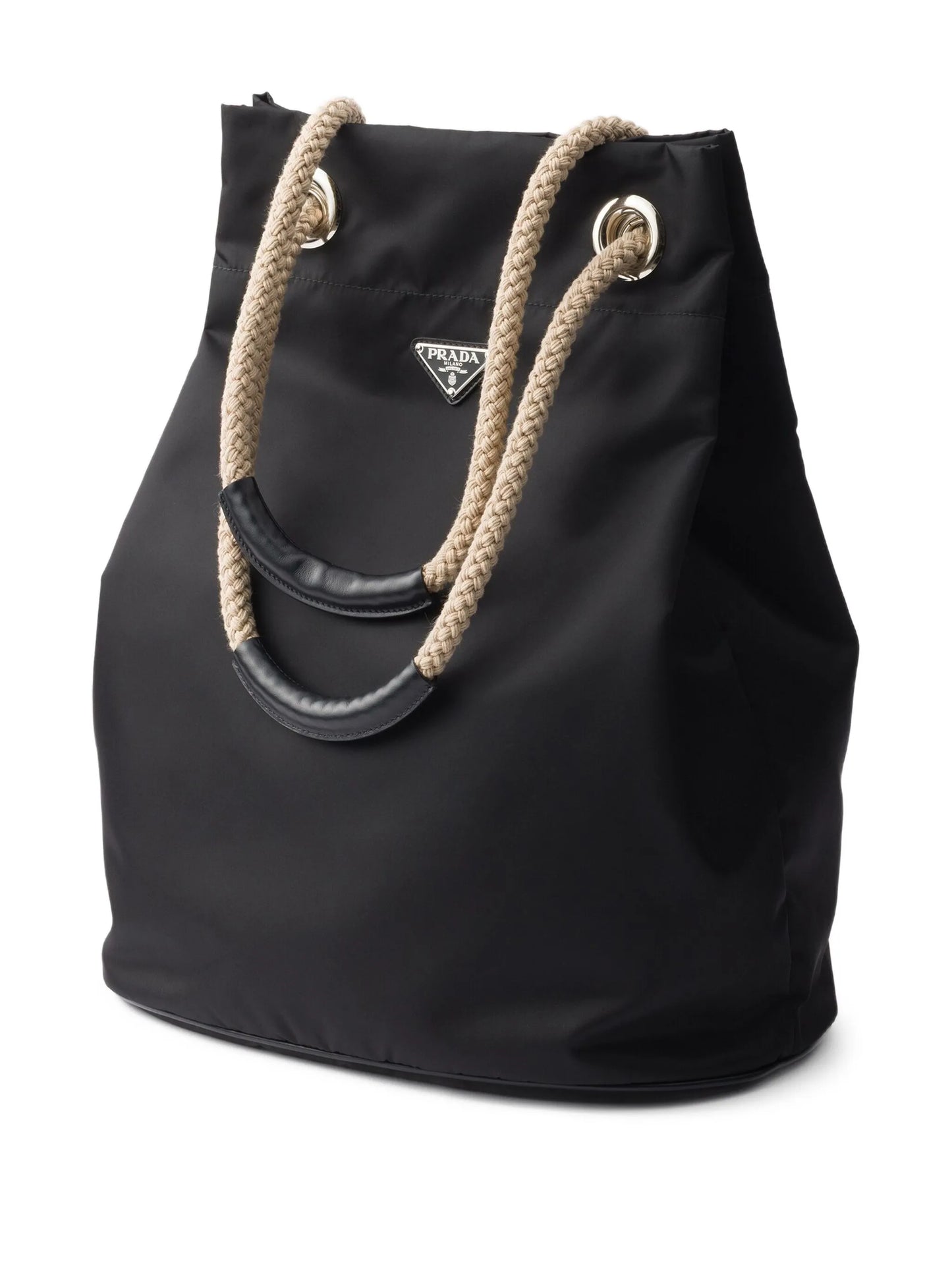 Re-Nylon drawstring tote bag