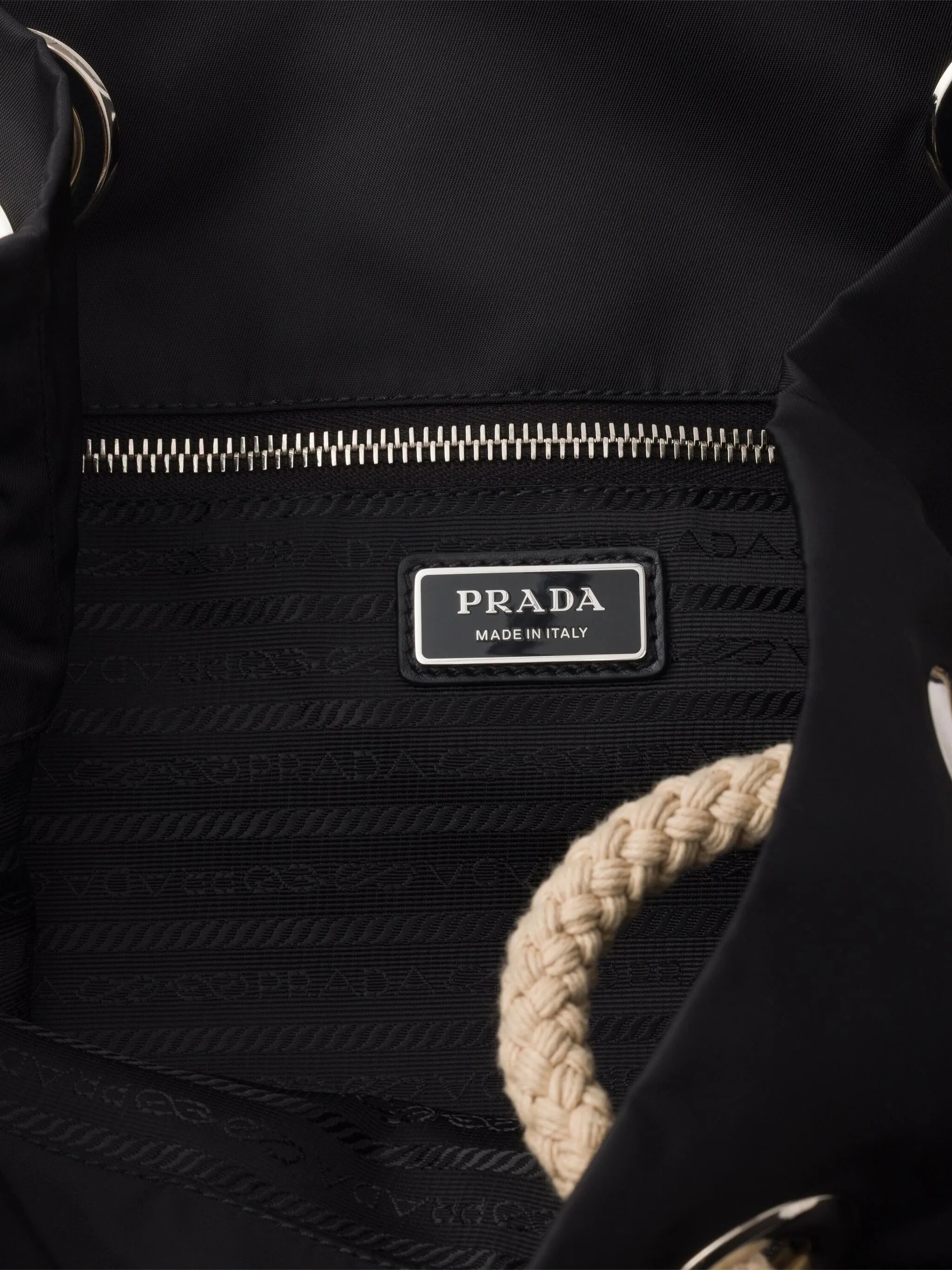 Re-Nylon drawstring tote bag