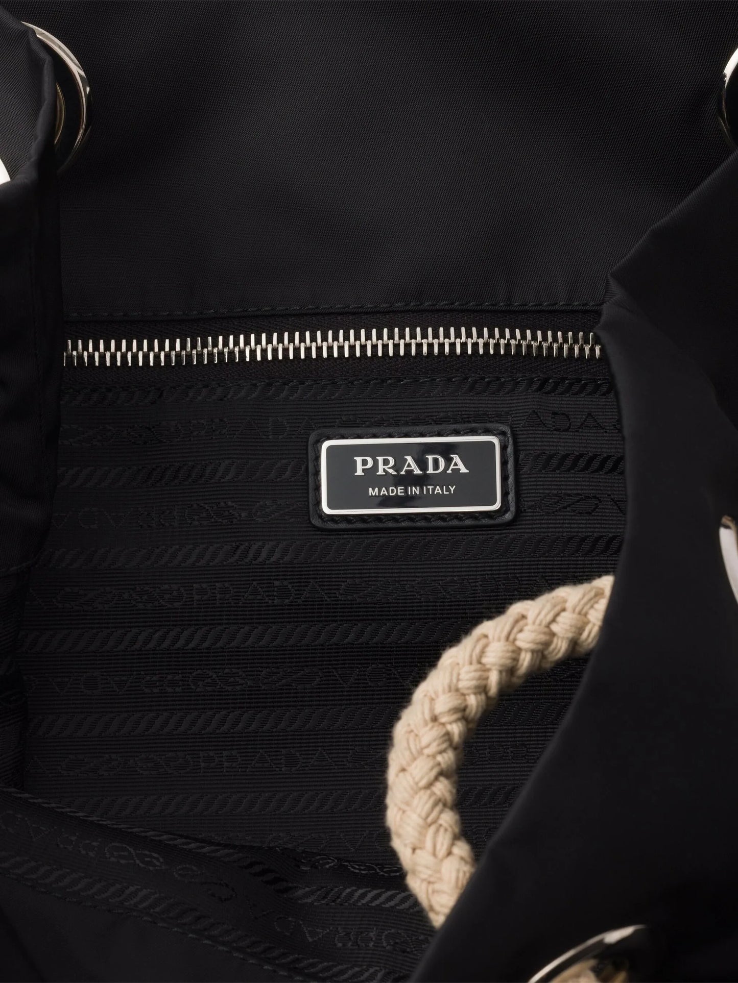 Re-Nylon drawstring tote bag