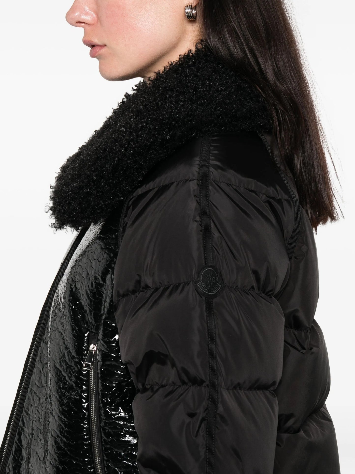 zipped bomber jacket