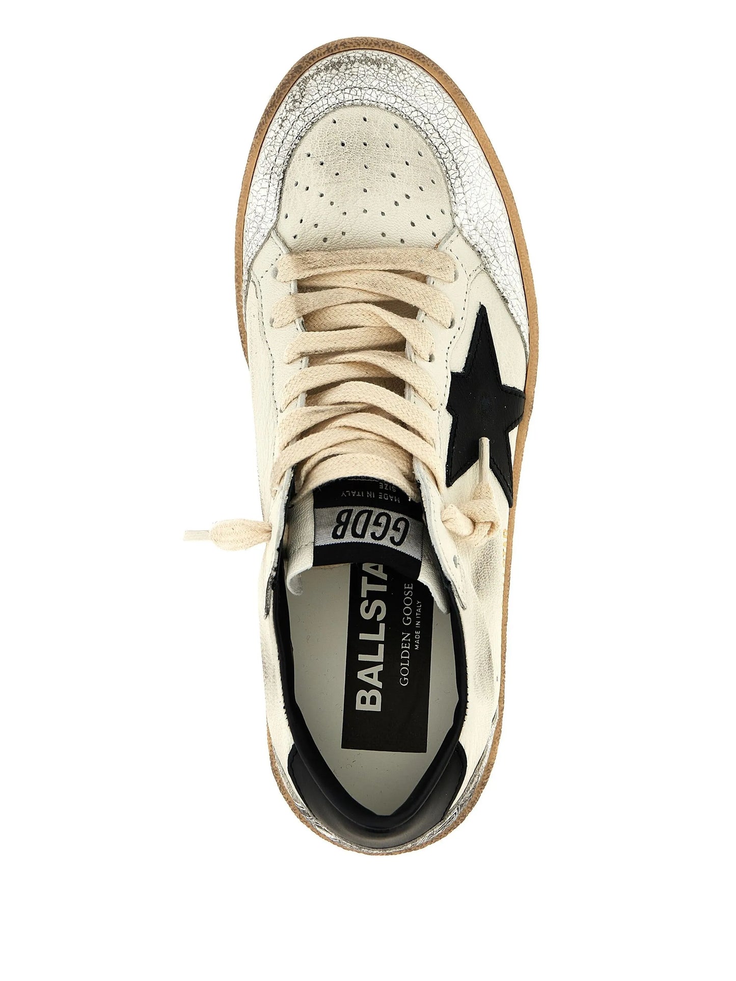 Ball Star in nappa with black-star and black heel tab