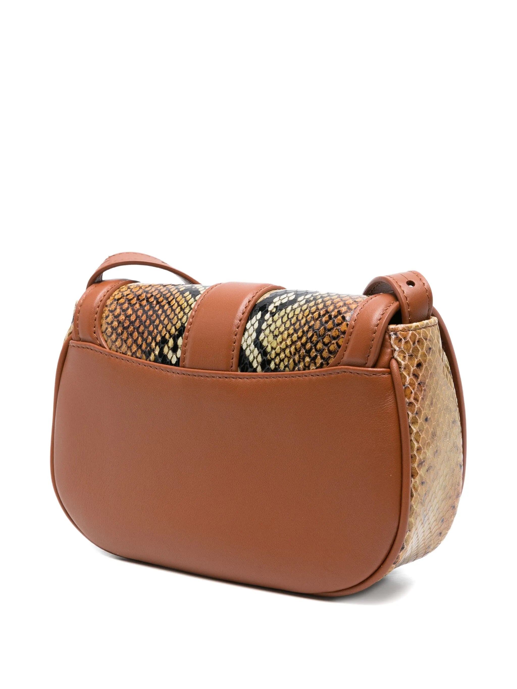 mini T-Bar leather cross body bag