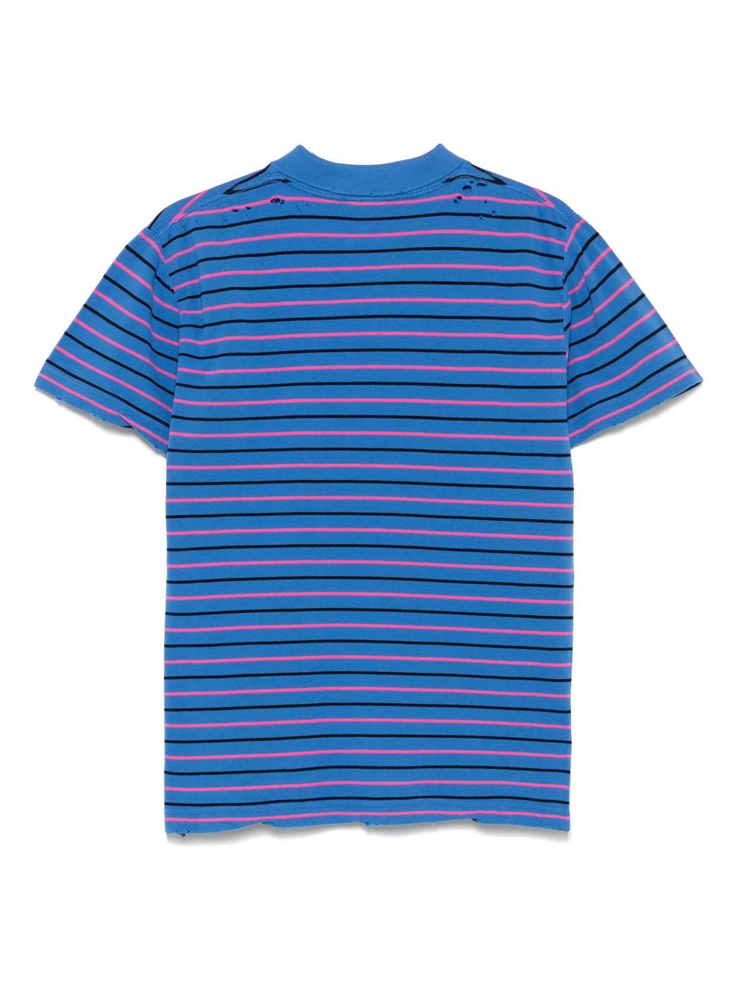 striped polo shirt