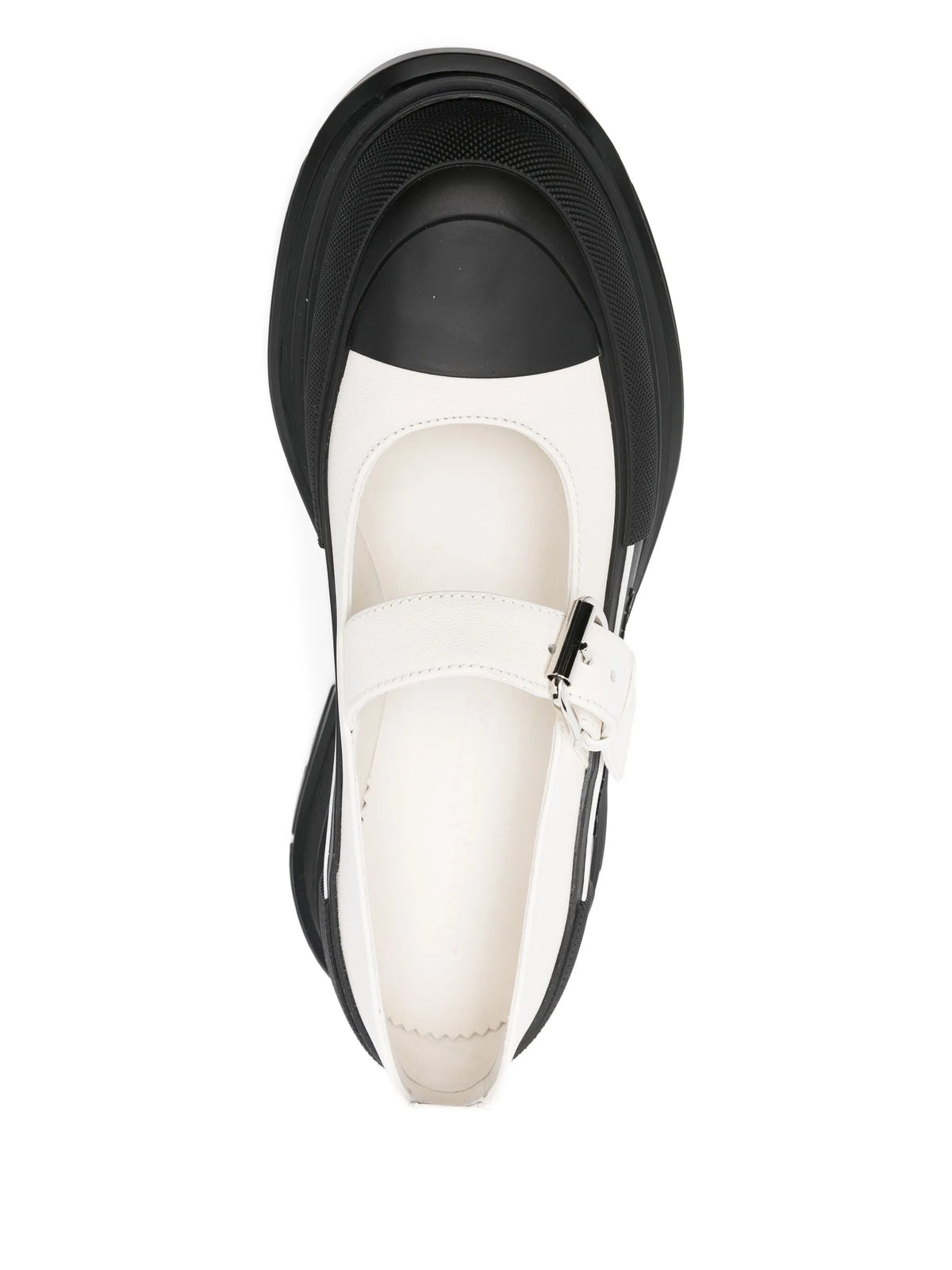 45mm buckle-strap leather pumps