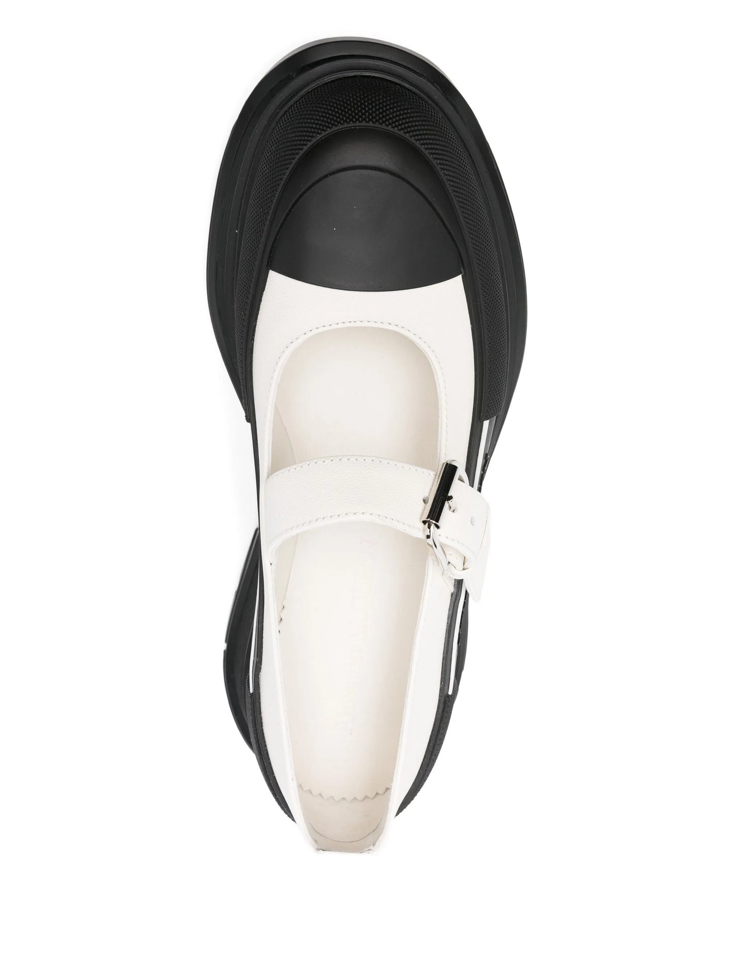 45mm buckle-strap leather pumps