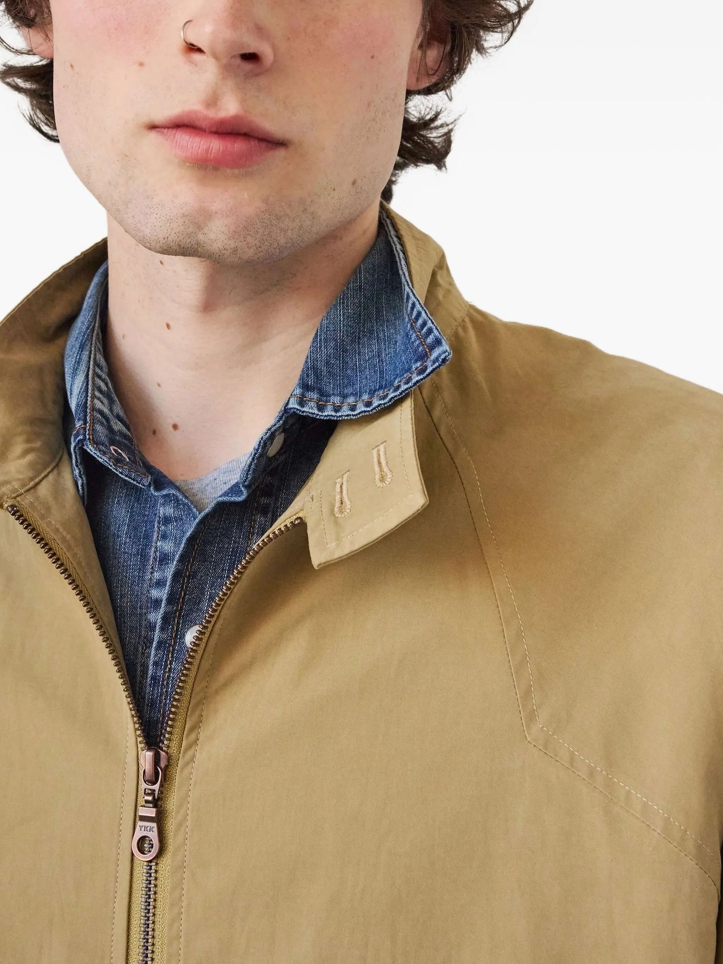 Western Harrington shirt jacket