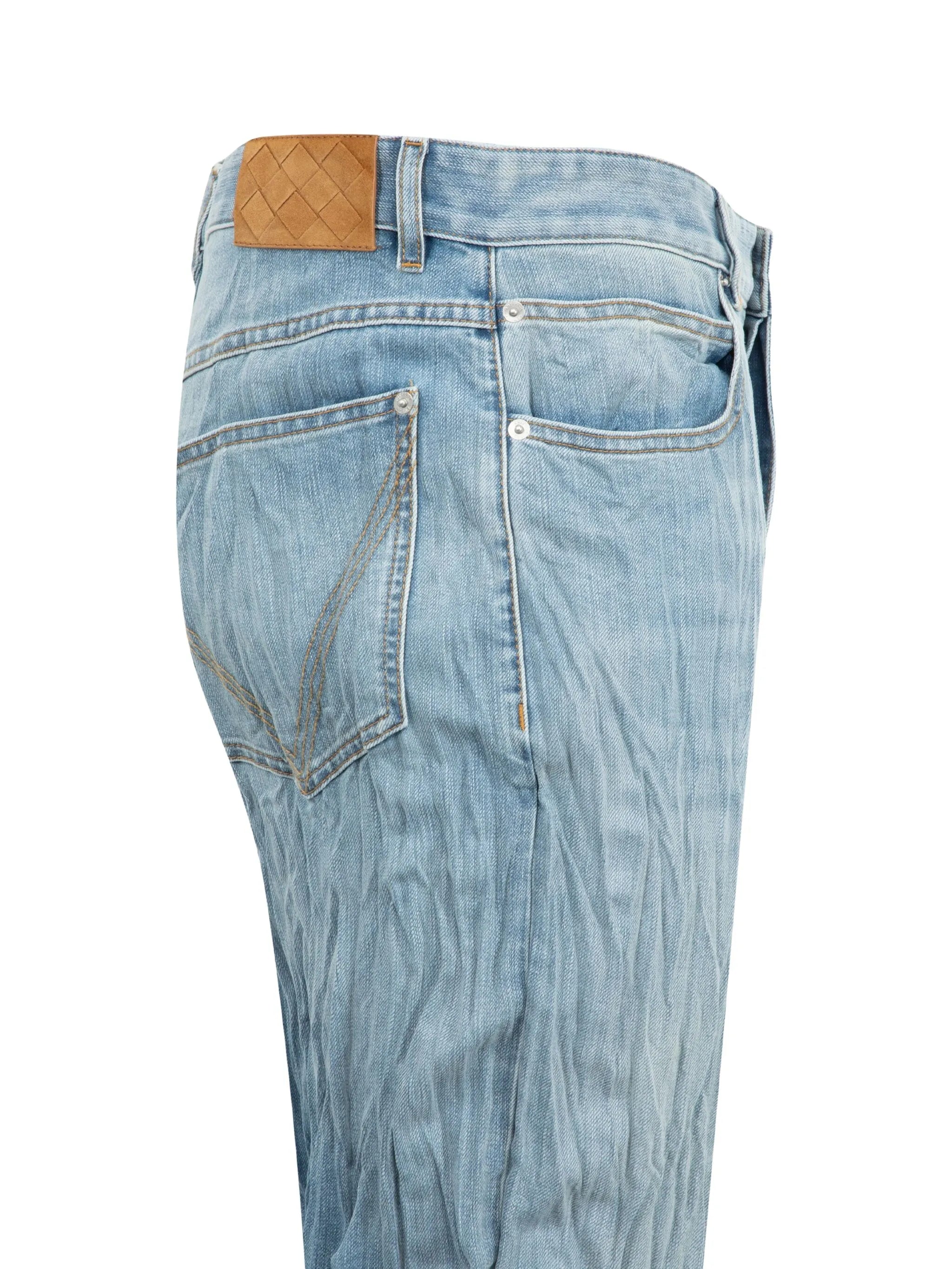 crushed jeans