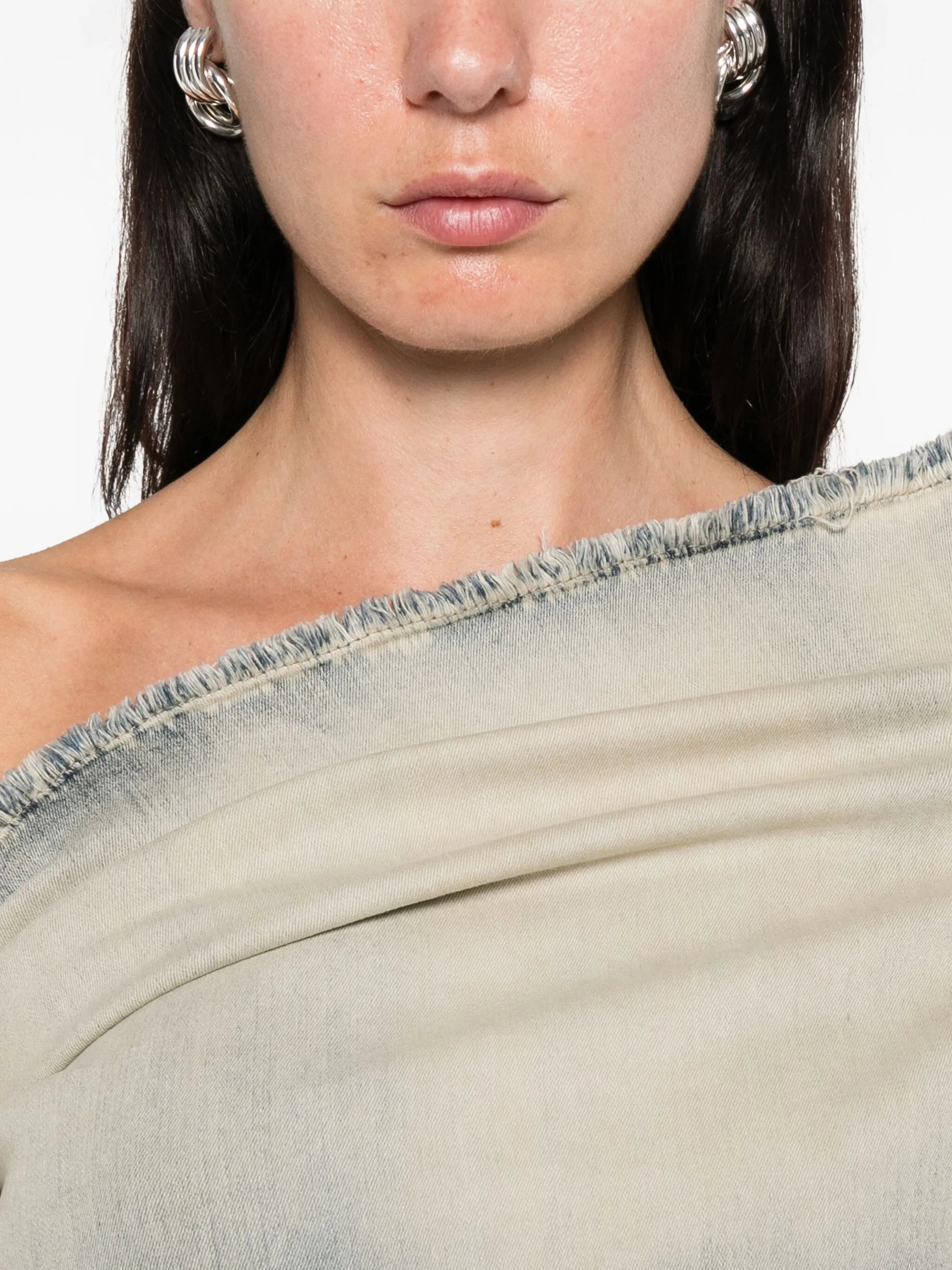 one-shoulder mini dress