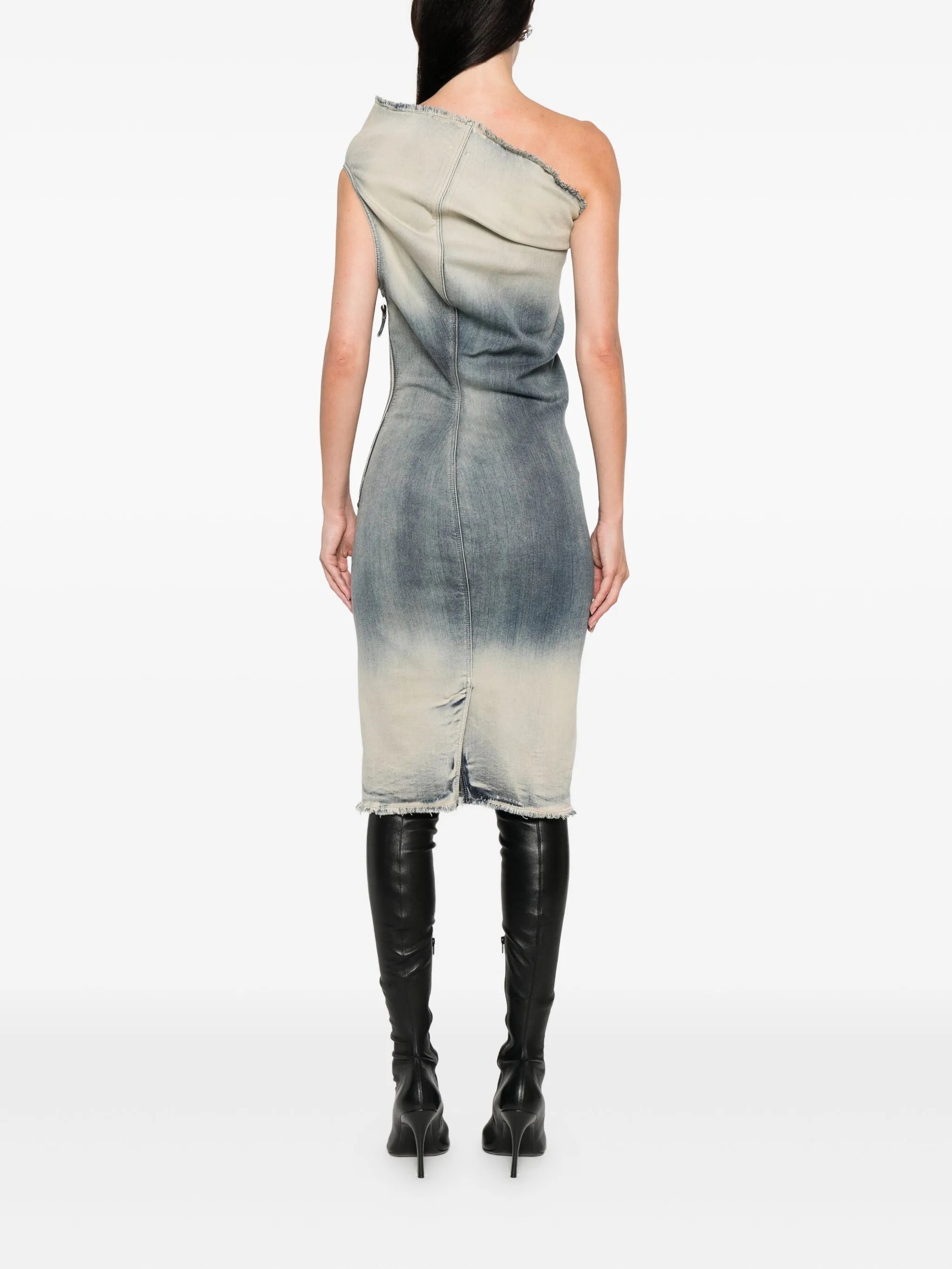 one-shoulder mini dress
