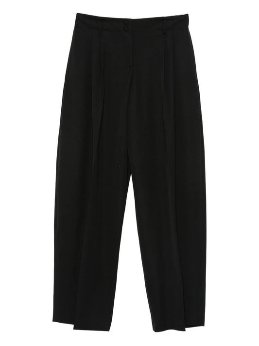 cotton tapered trousers