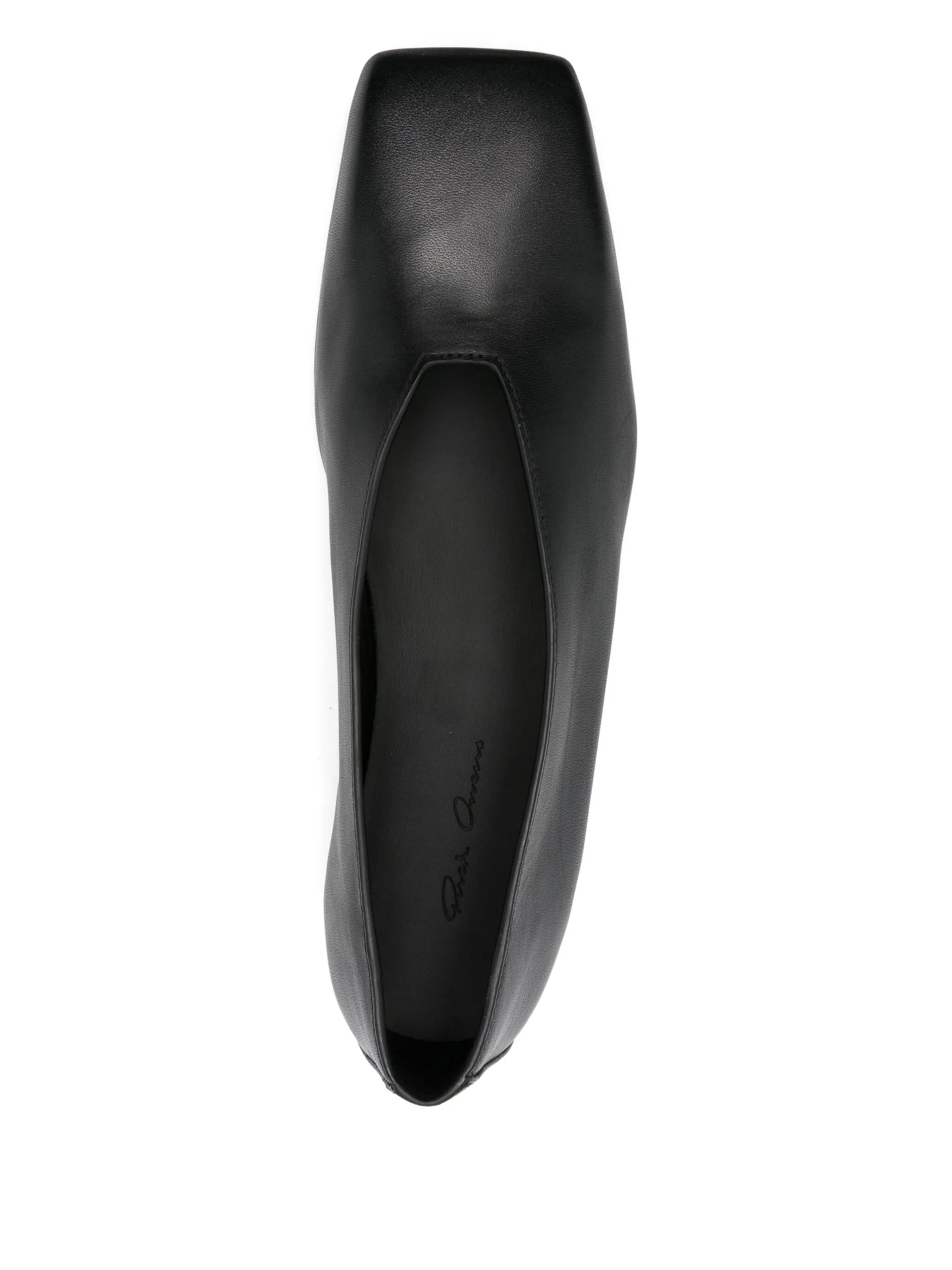 leather ballet flats