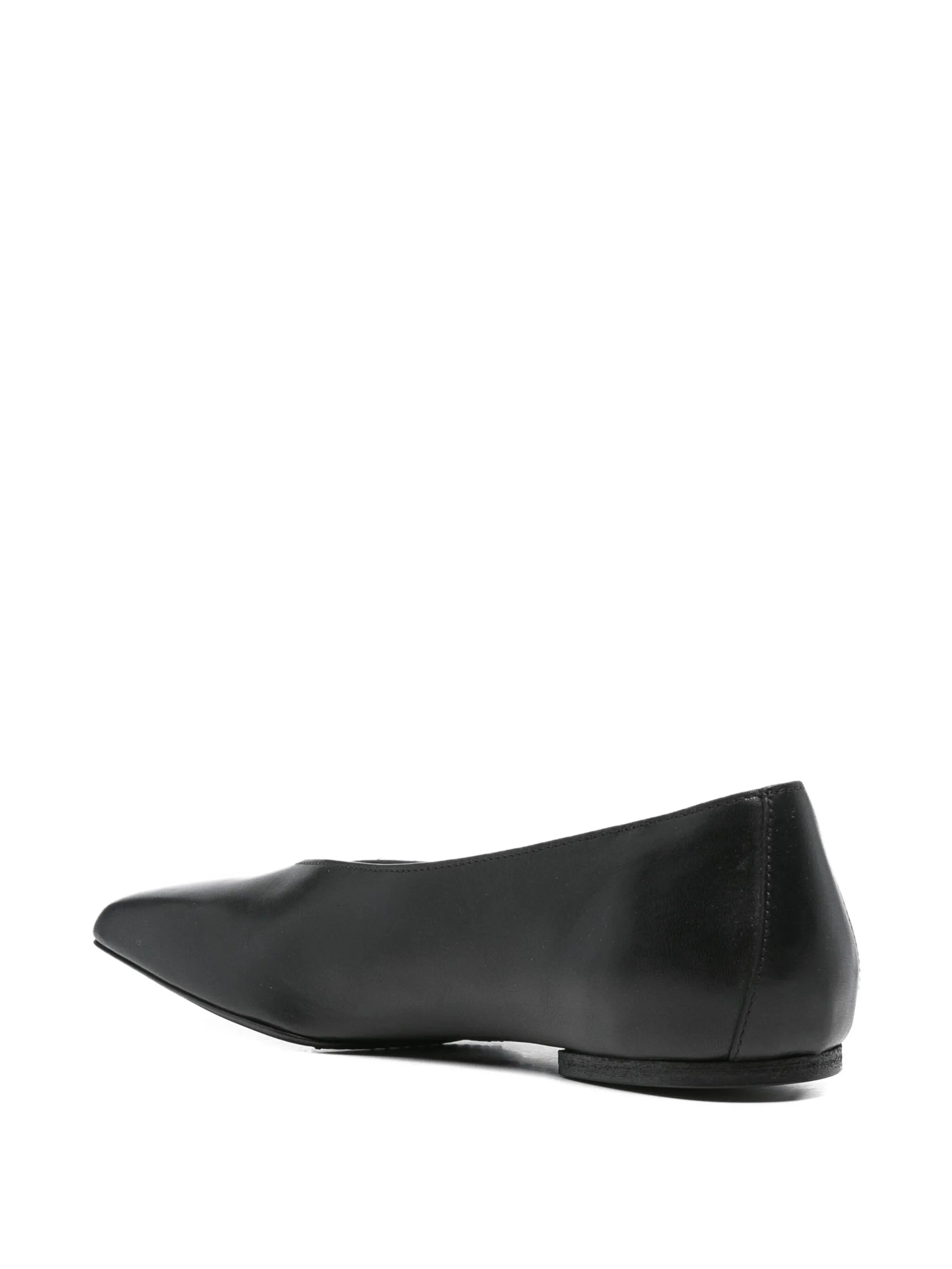 leather ballet flats