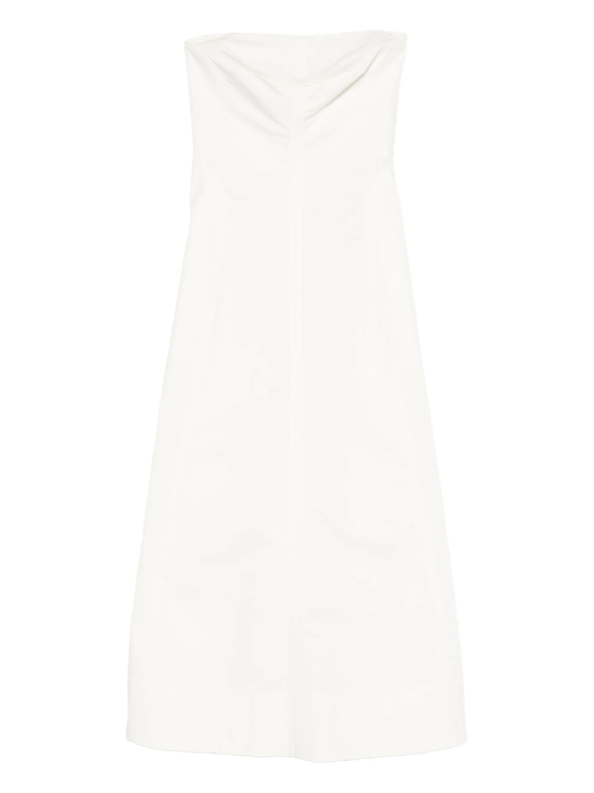 strapless midi dress