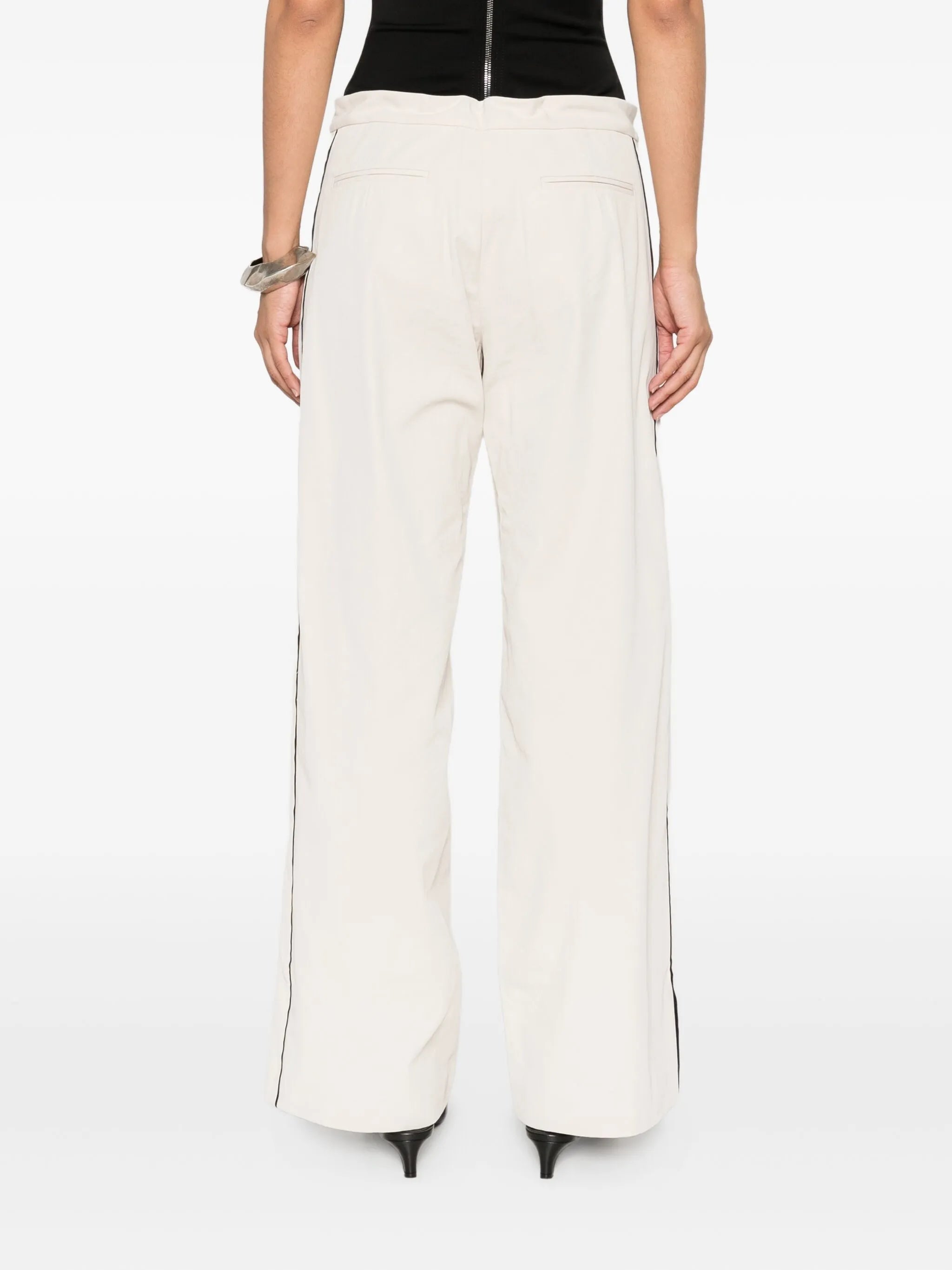 elasticated-waistband track pants