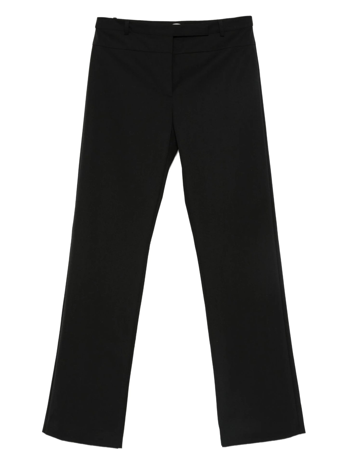 panelled slim-cut trousers