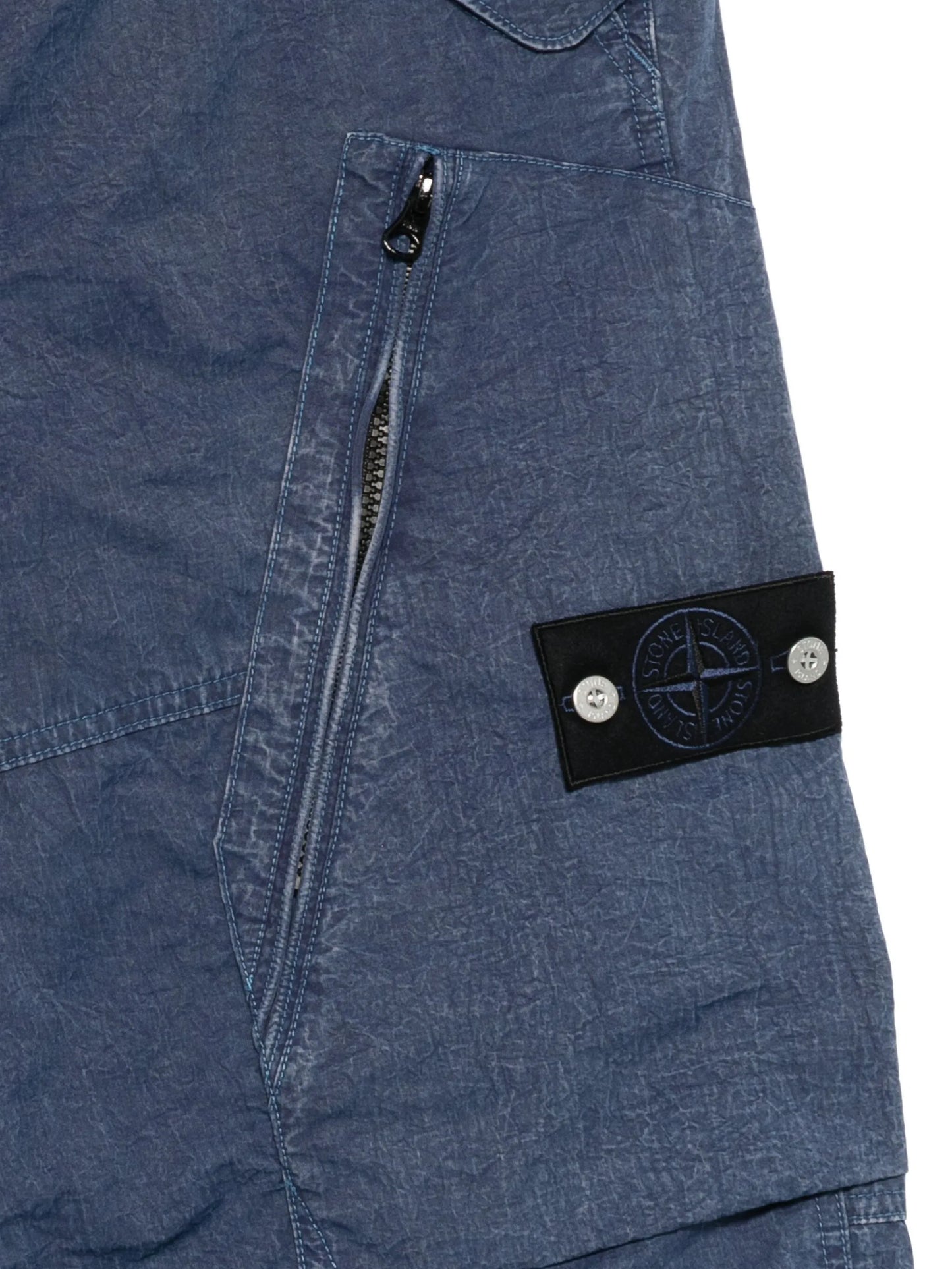 Hollow garment-dryed cargo trousers